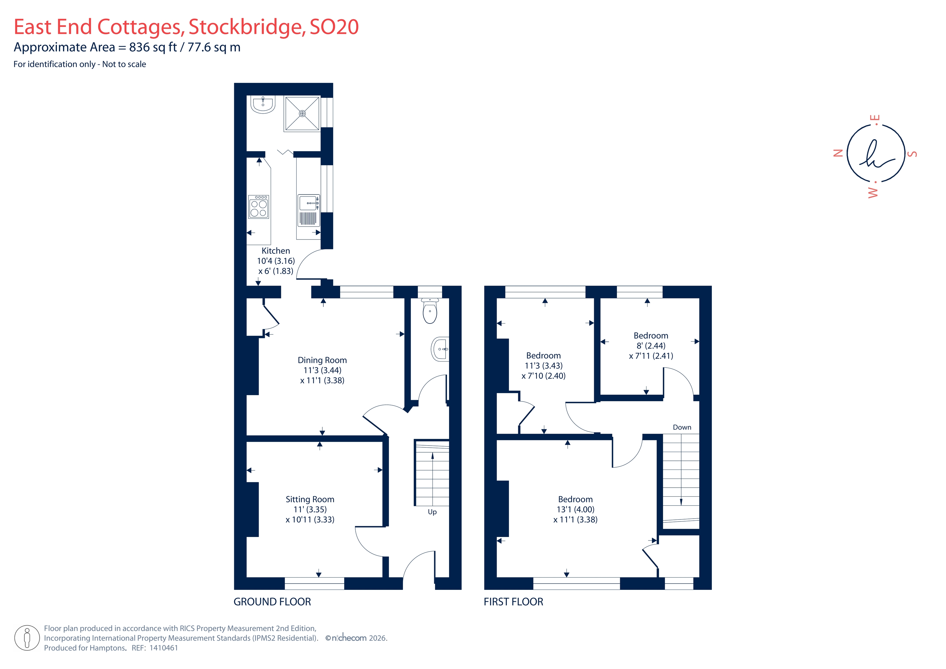 2 East End Cottages, Stockbridge, Stockbridge floorplan