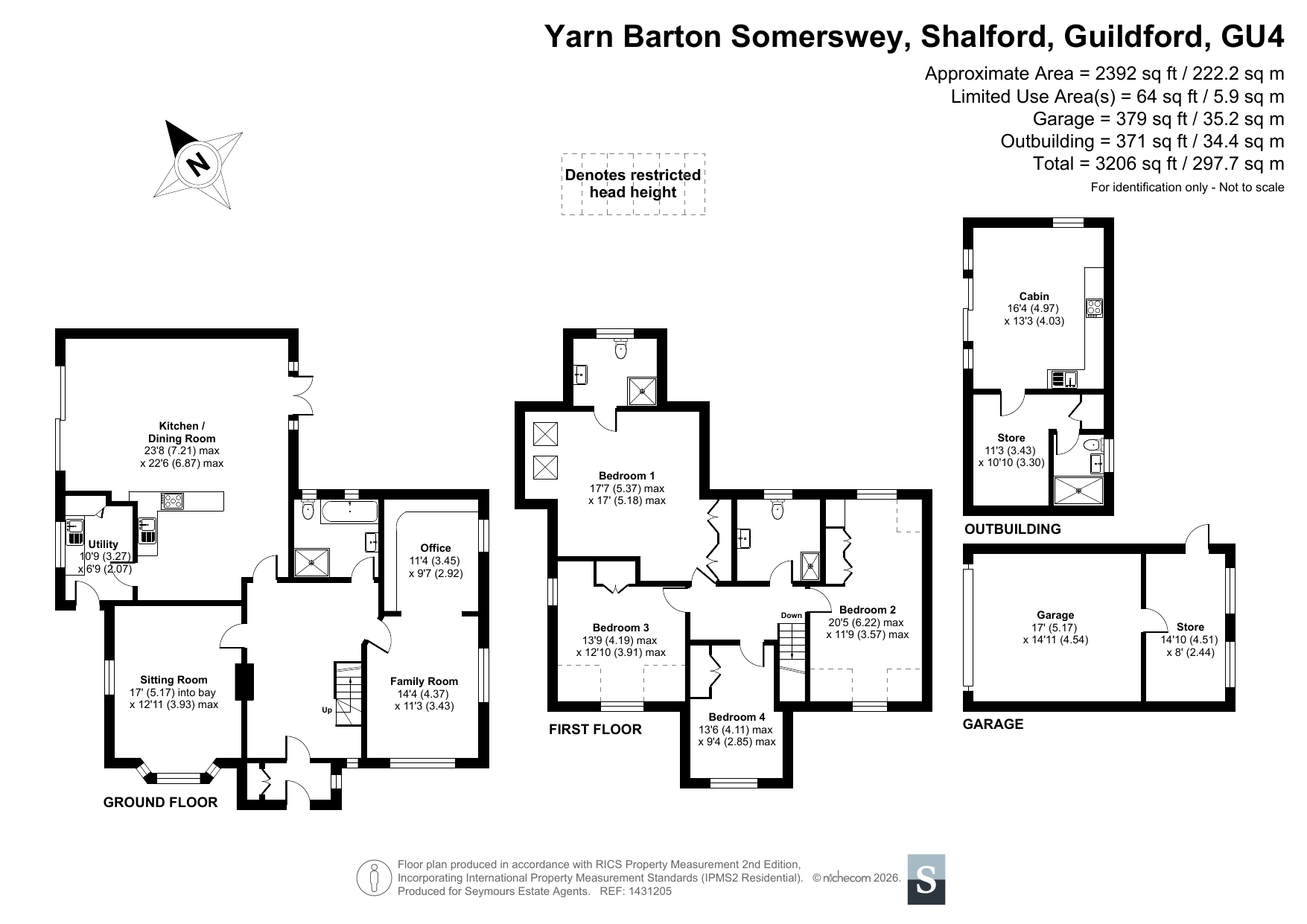 Yarn Barton,, Somerswey, Guildford floorplan