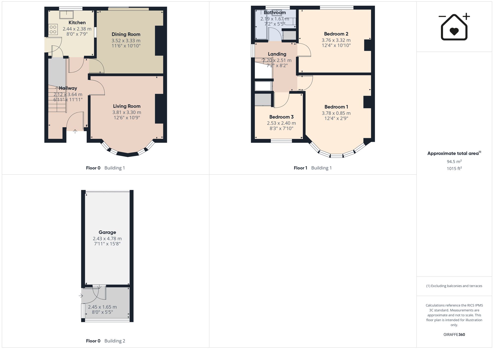 9 Glenview Crescent, Tenby floorplan