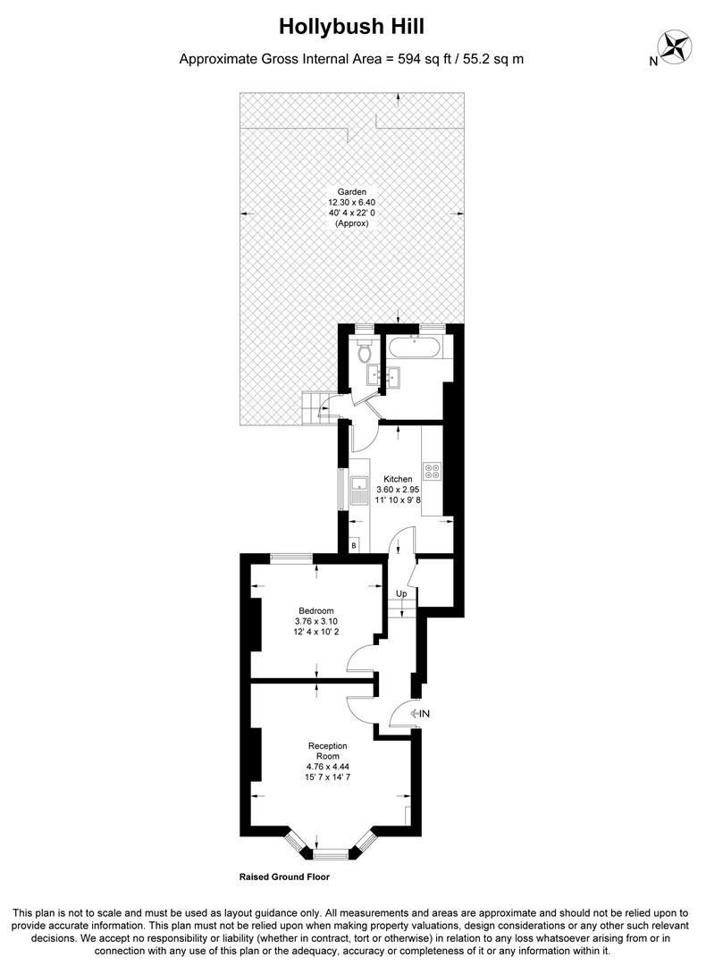 Flat 2, 10 Hollybush Hill, Snaresbrook floorplan