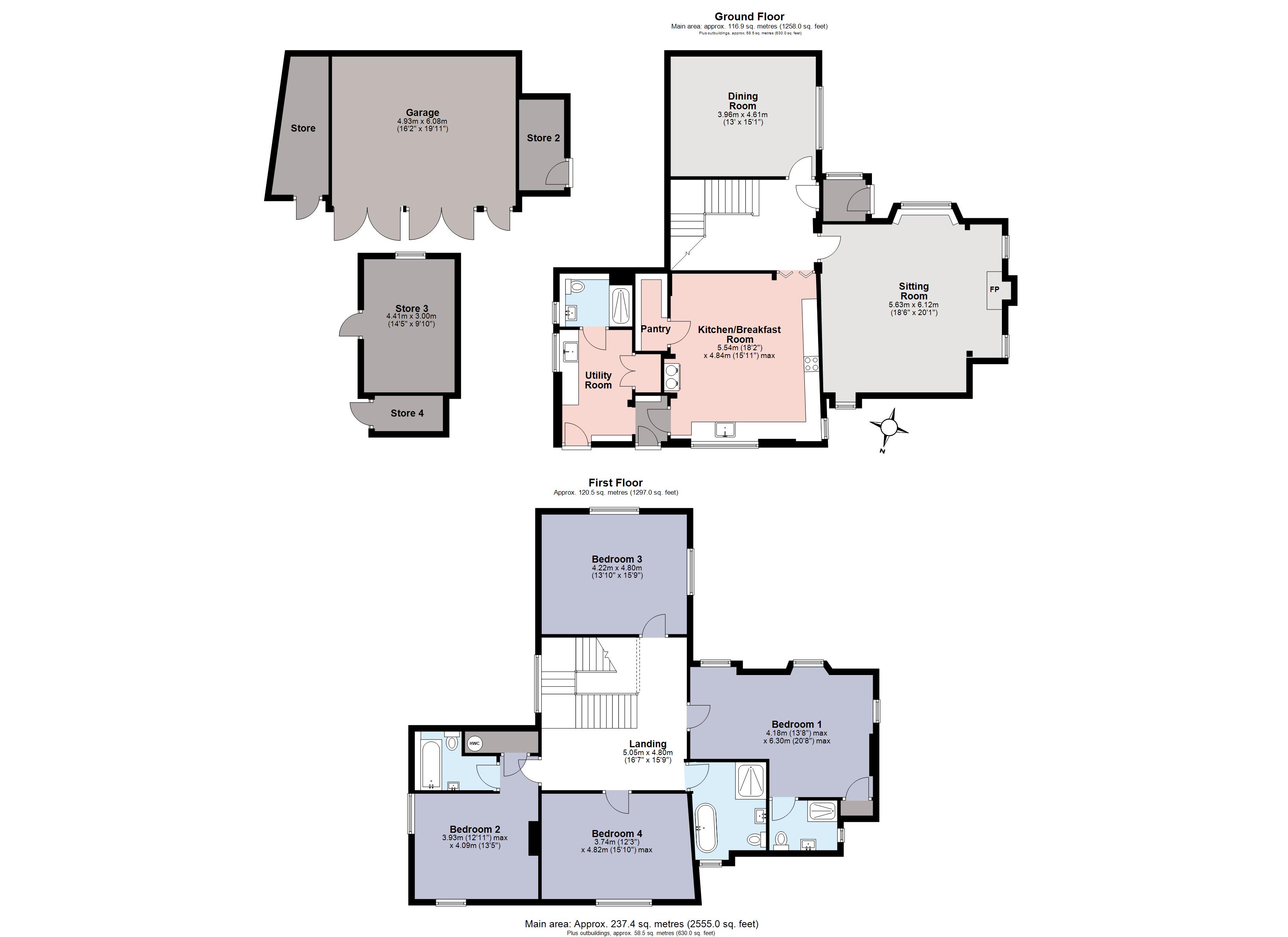 Winsor Cottage,, Gittisham, Devon floorplan