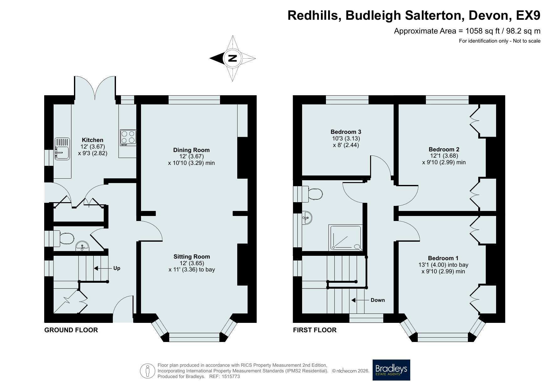 5, Redhills, Devon floorplan