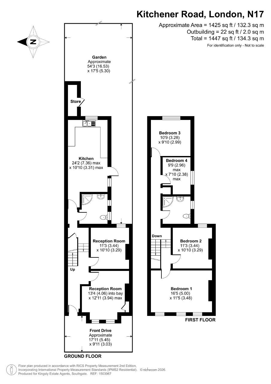 30, Kitchener Road, London floorplan