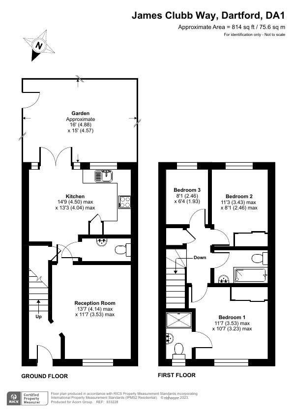 James Clubb Way, Dartford Da1, 3 Bedroom Semi-detached House For Sale 