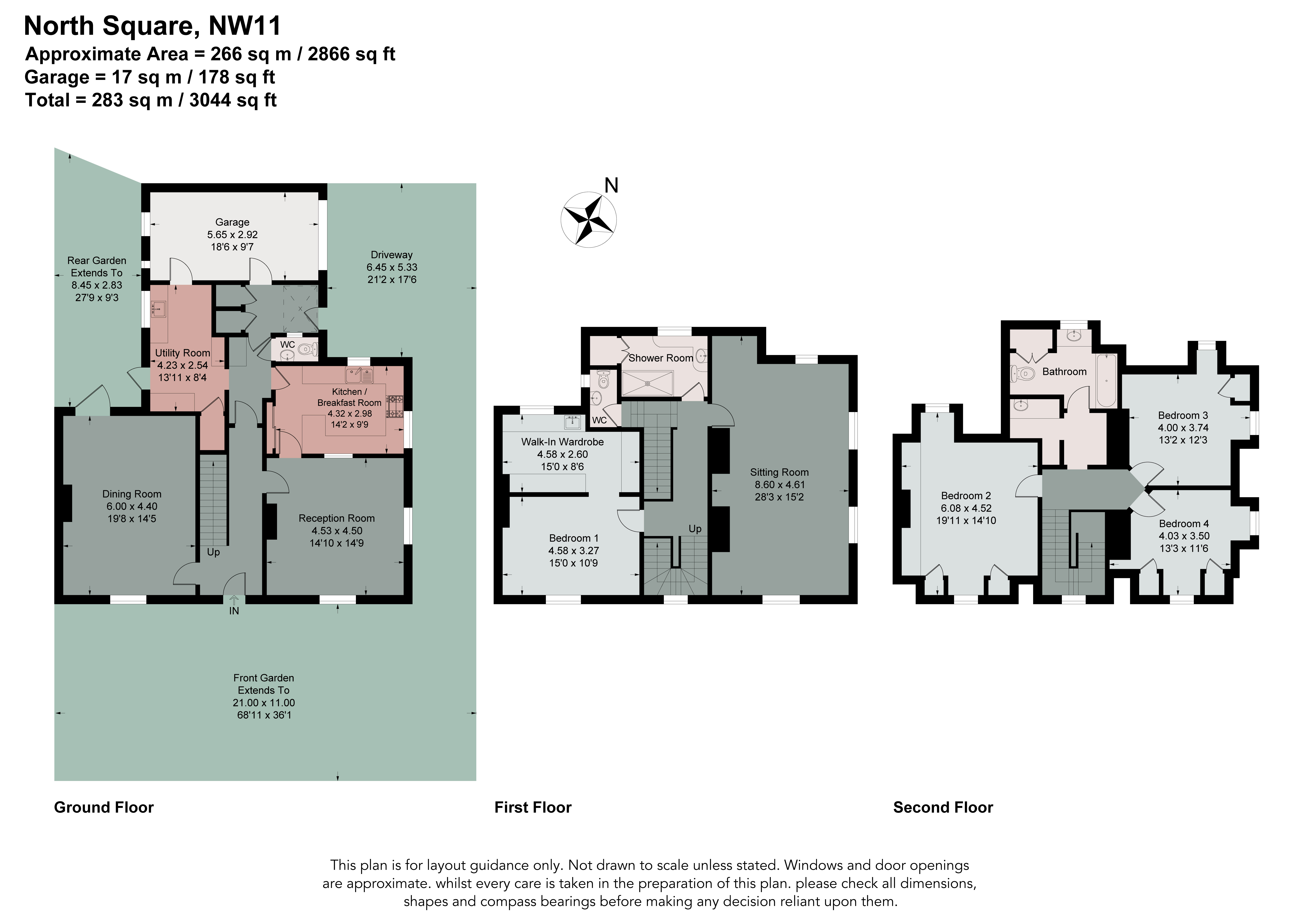 North Square, London floorplan