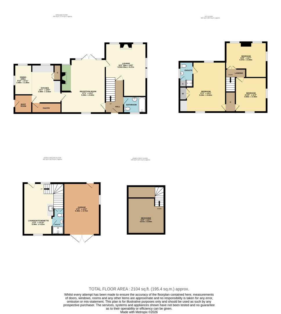 8, The Square, Southam floorplan