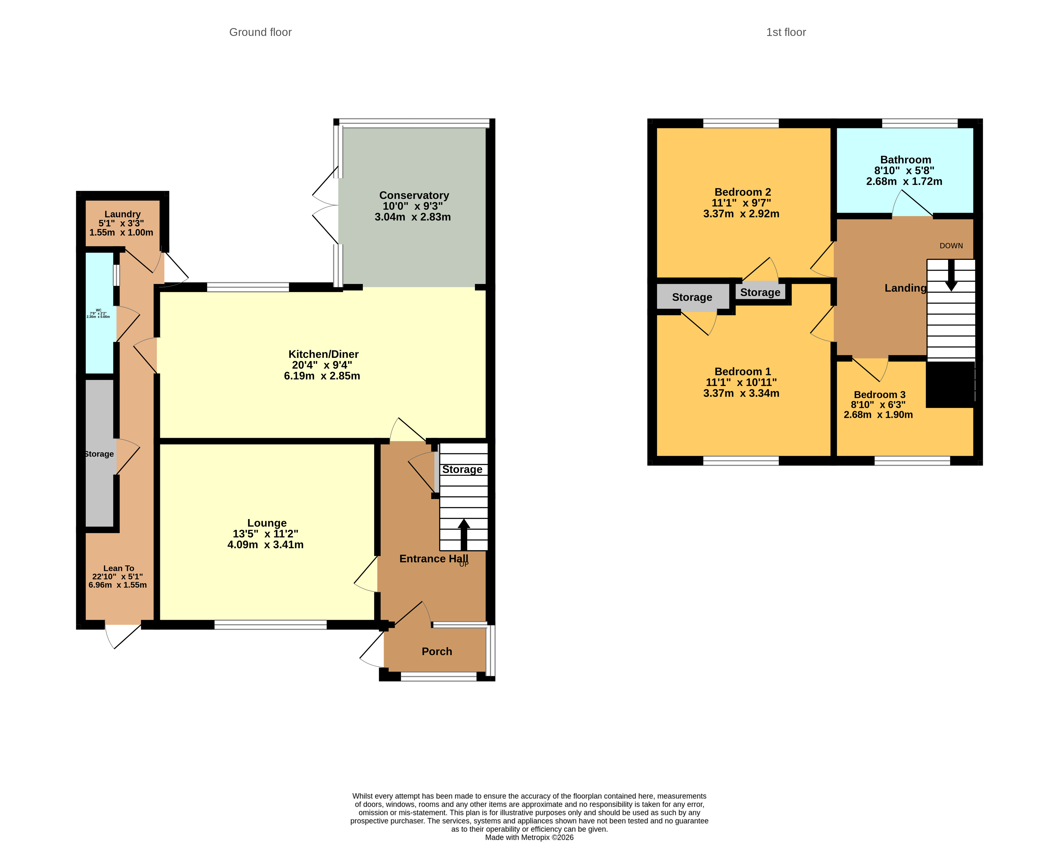 56, Wildtree Avenue, Wolverhampton floorplan