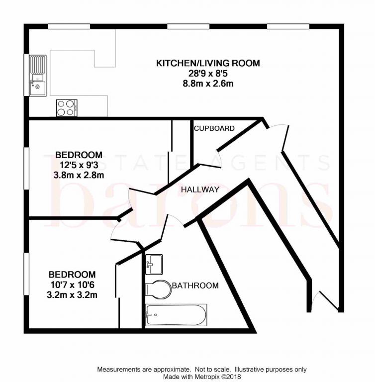 2 Bedrooms Flat for sale in Chineham, Basingstoke RG24