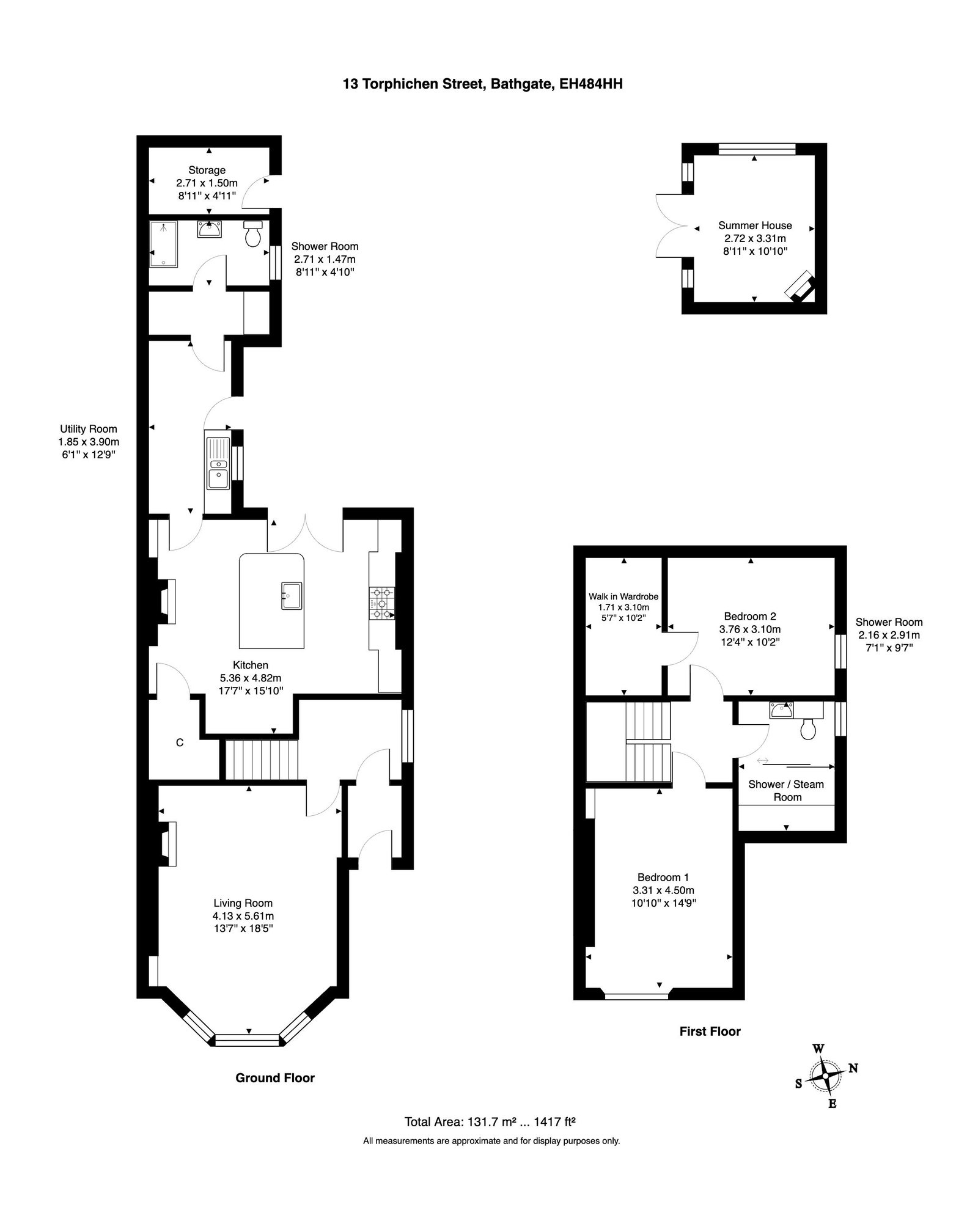 Morayville, 13 Torphichen Street, Bathgate floorplan