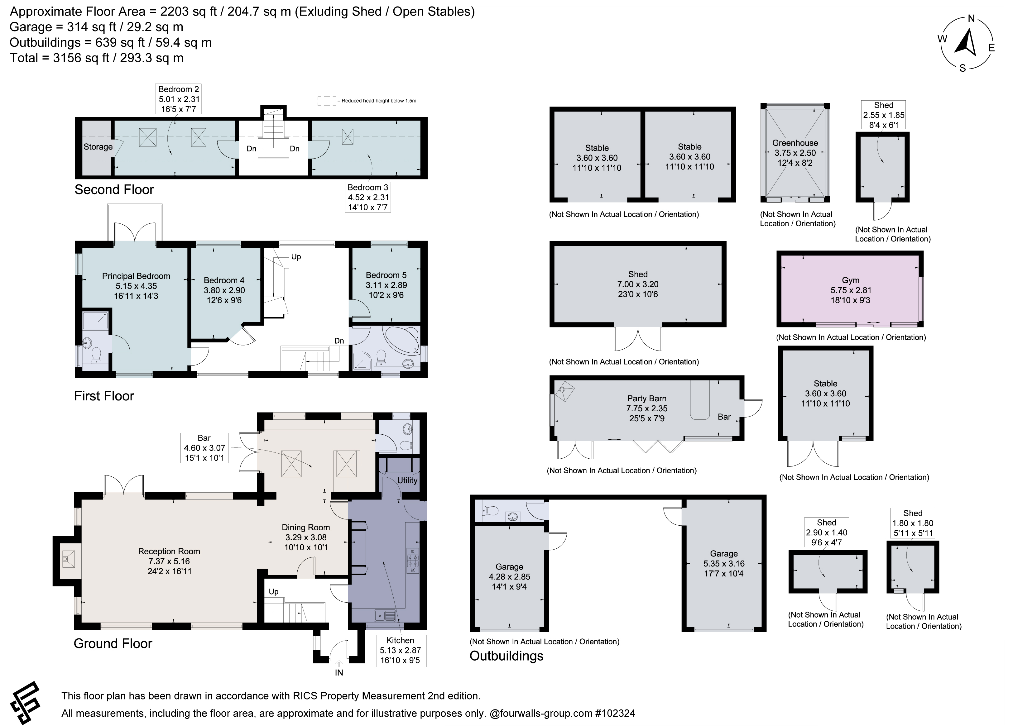 Hurst Farm House,, Clay Lane, Guildford floorplan