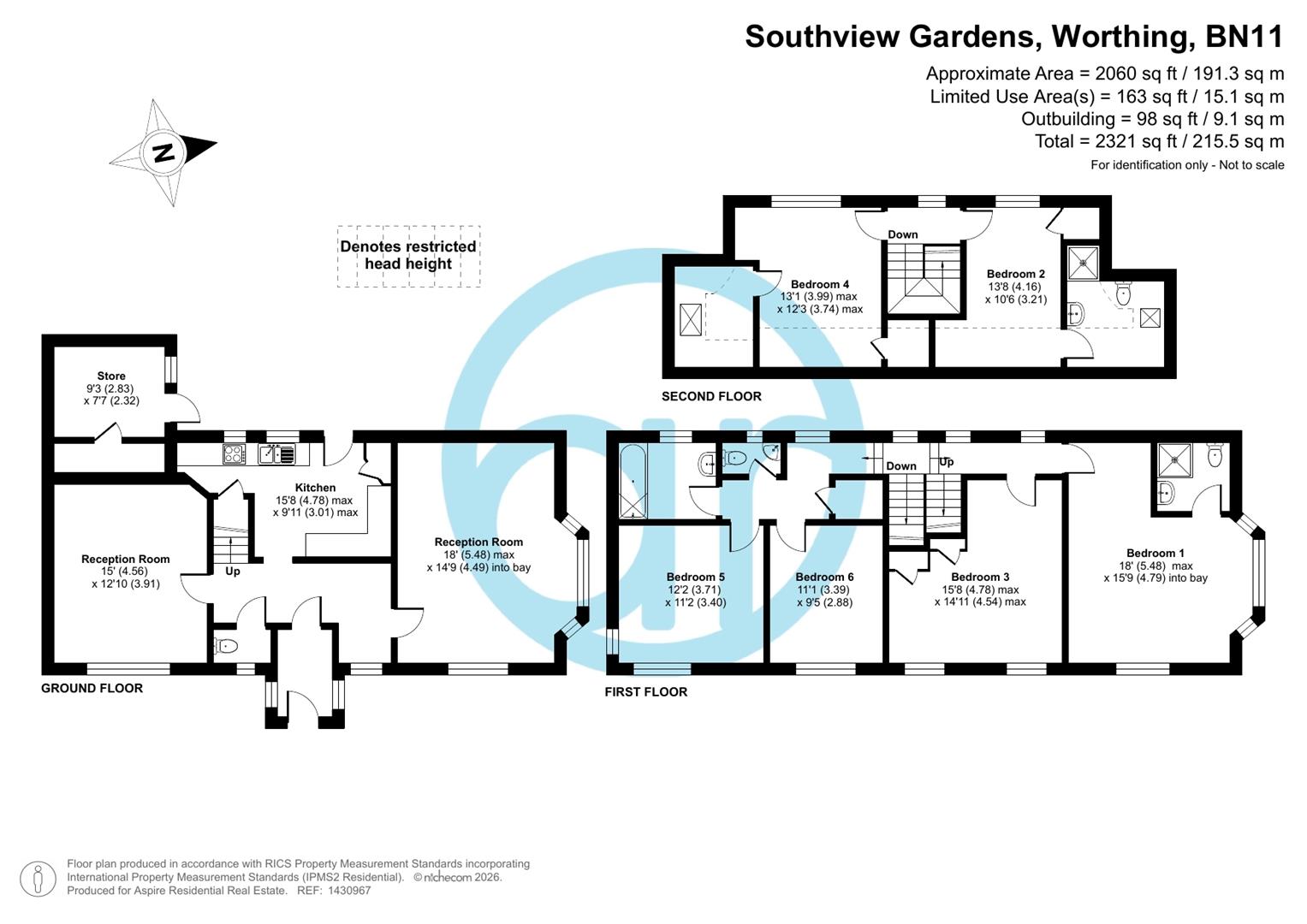 24, Southview Gardens, Worthing floorplan