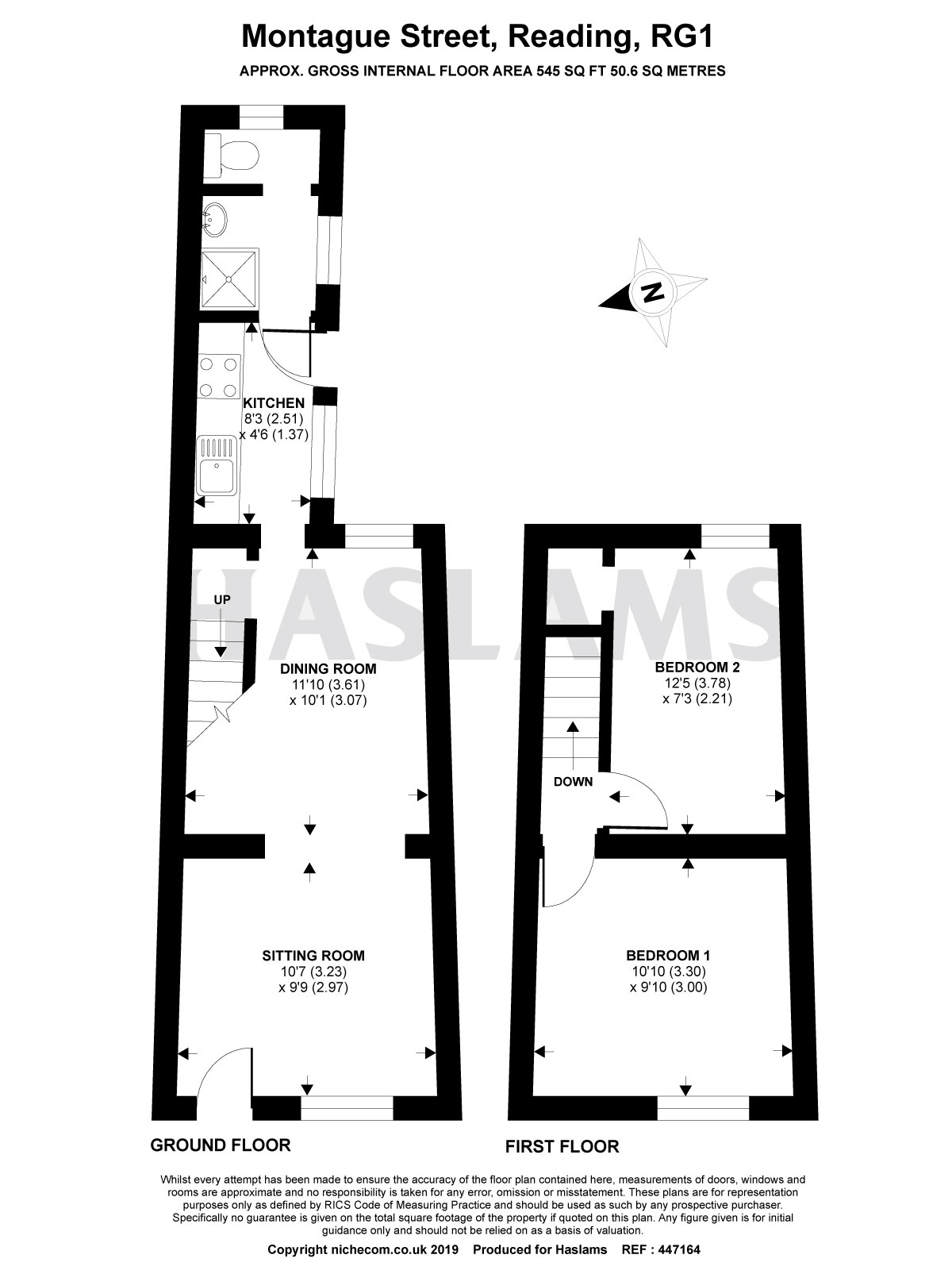 2 Bedrooms Terraced house for sale in Montague Street, Reading RG1