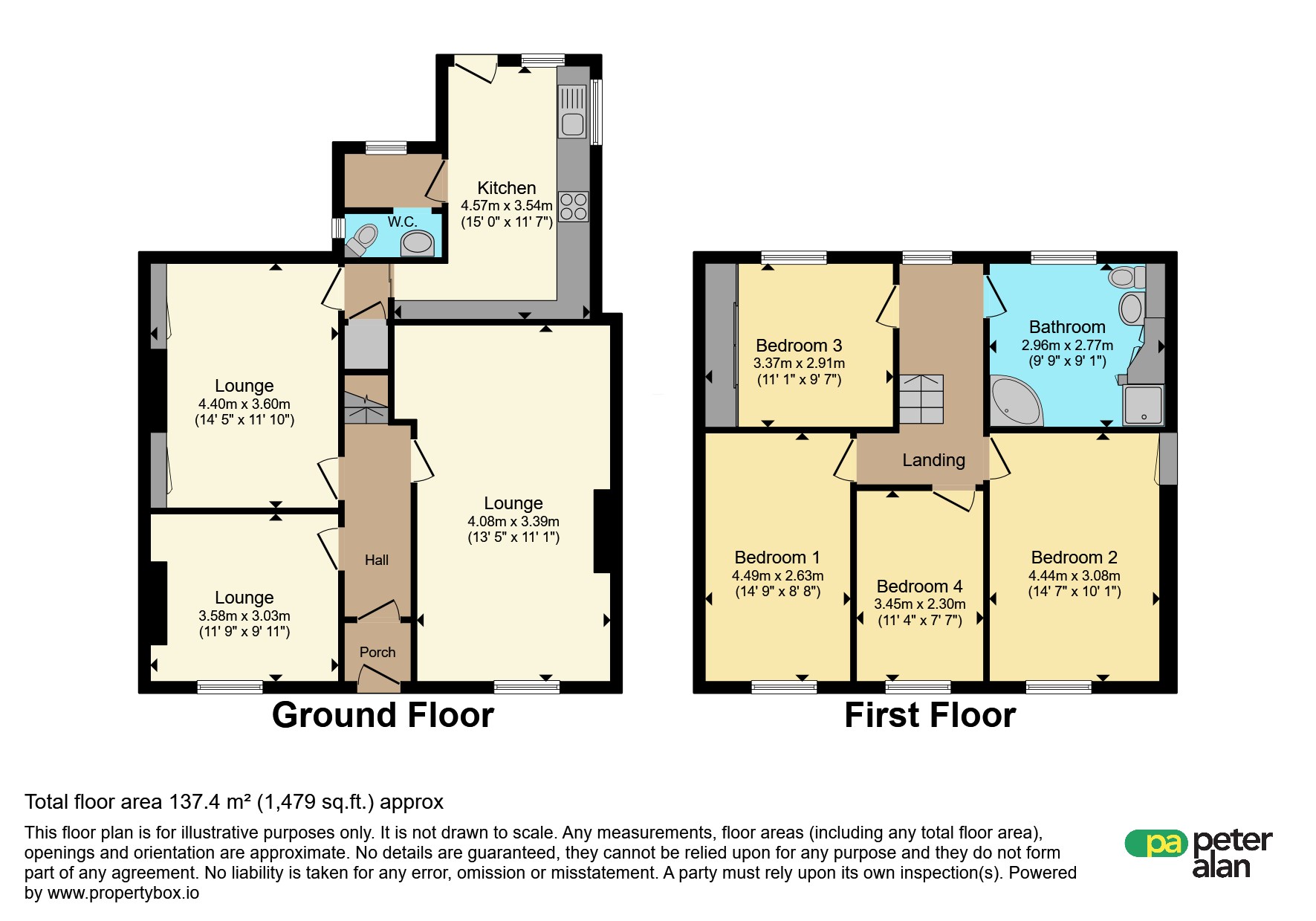 11, Bryn Awel, Neath floorplan