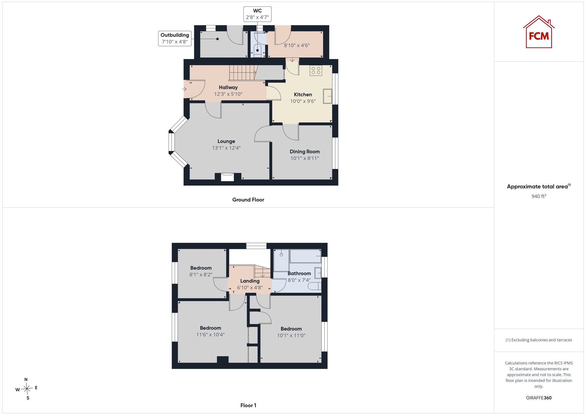 46 Whinlatter Road, Whitehaven floorplan