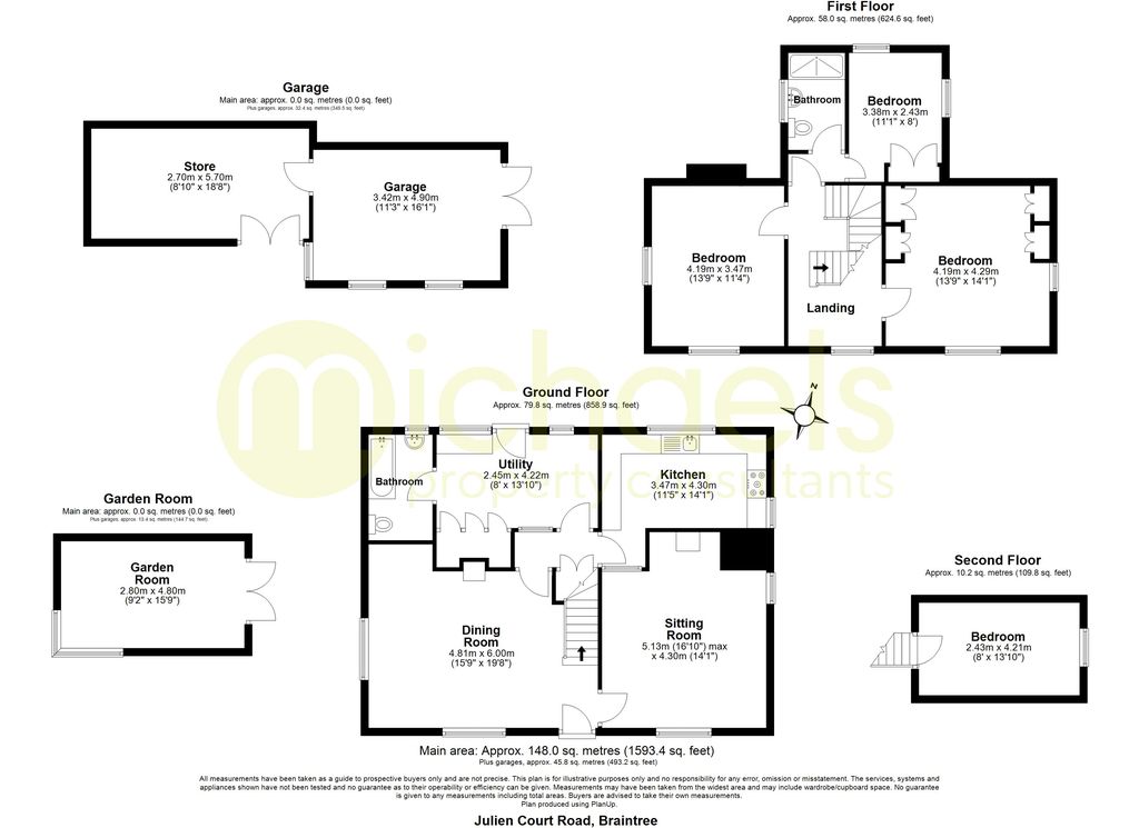 33, Julien Court Road, Braintree floorplan