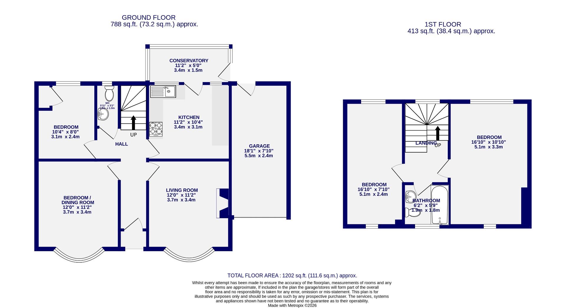 53, Almsford Drive, York floorplan