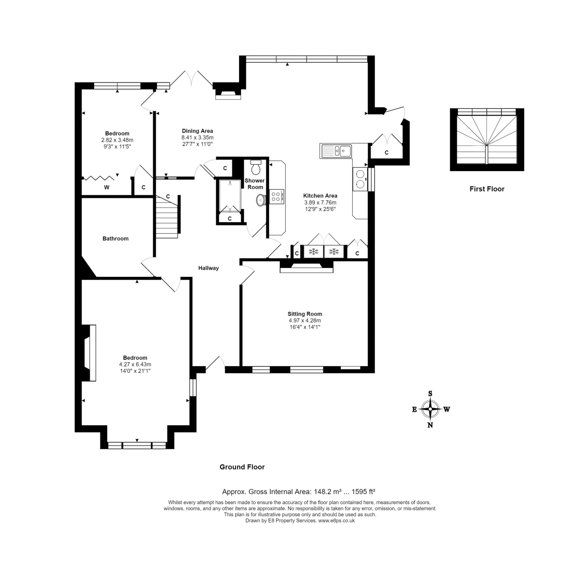 3a, Staverton Road, Oxford floorplan