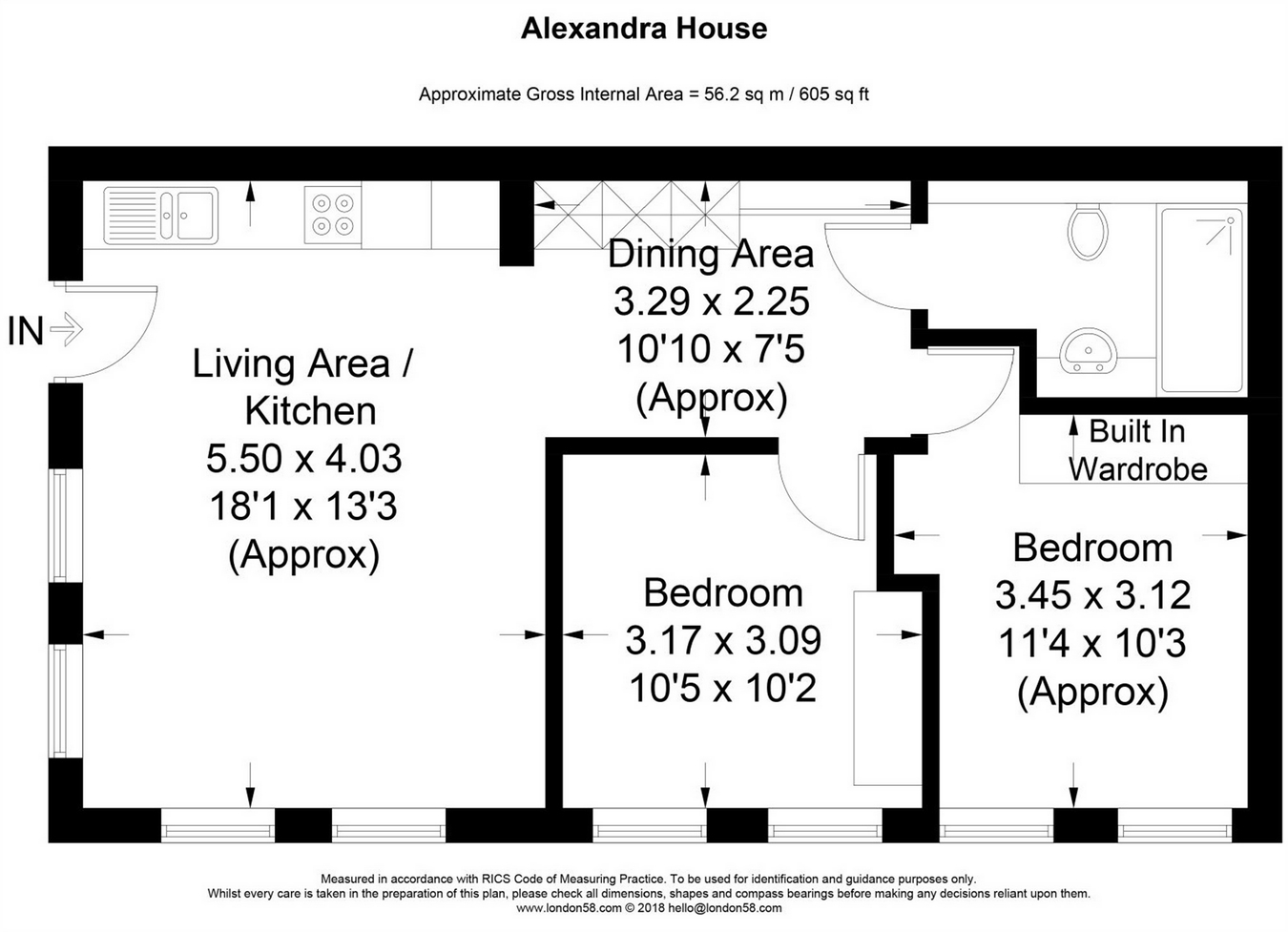 2 Bedrooms Flat for sale in Alexandra House, Oldham Terrace, Acton W3