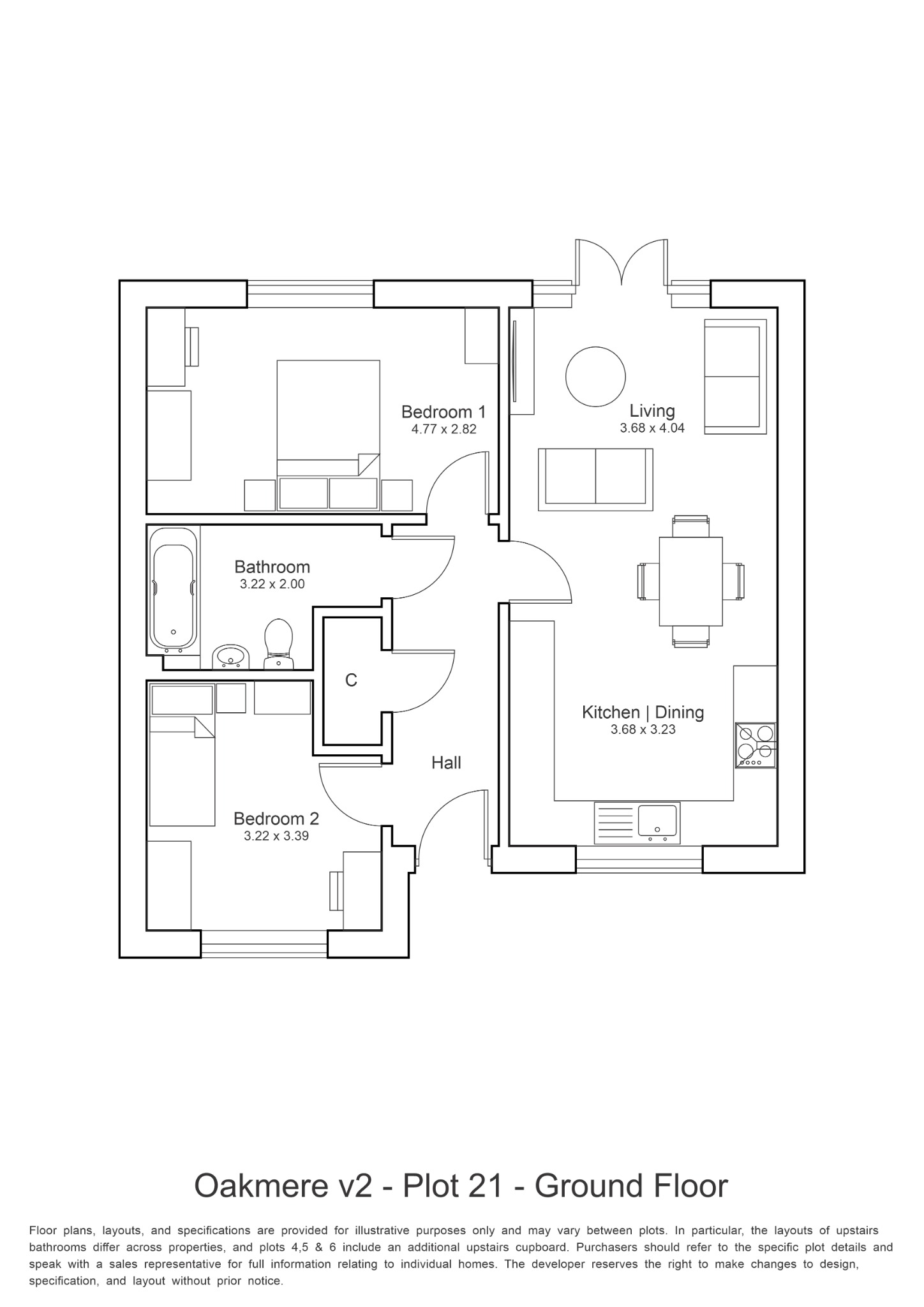 Maltings Manor, The Oakmere (Plot 21), West Bergholt floorplan