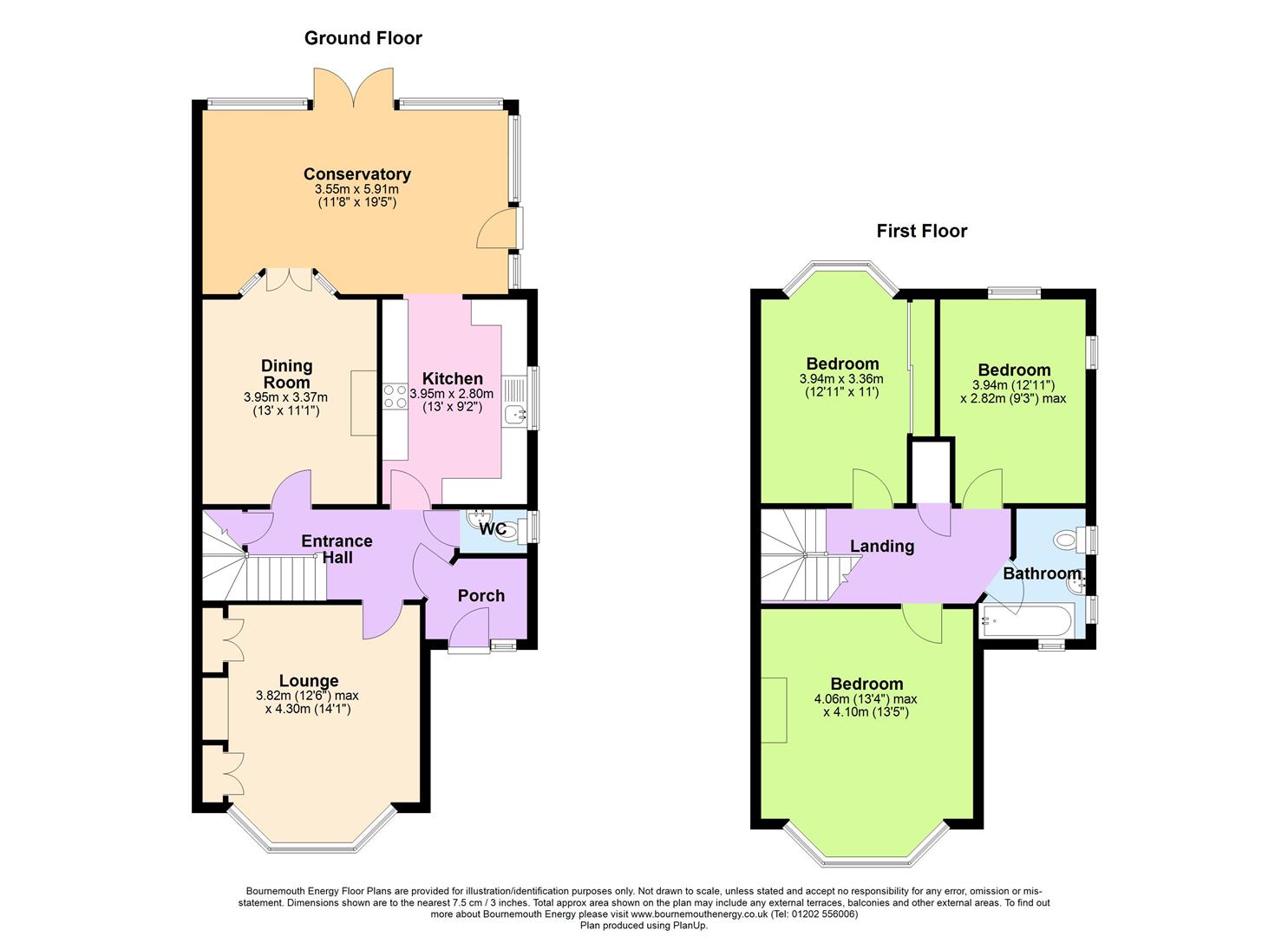 1, Ashmore Crescent, Poole floorplan