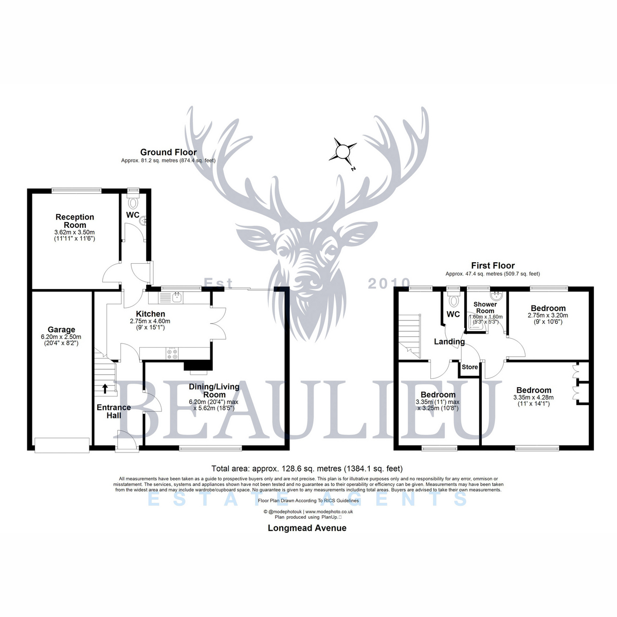 34, Longmead Avenue, Chelmsford floorplan