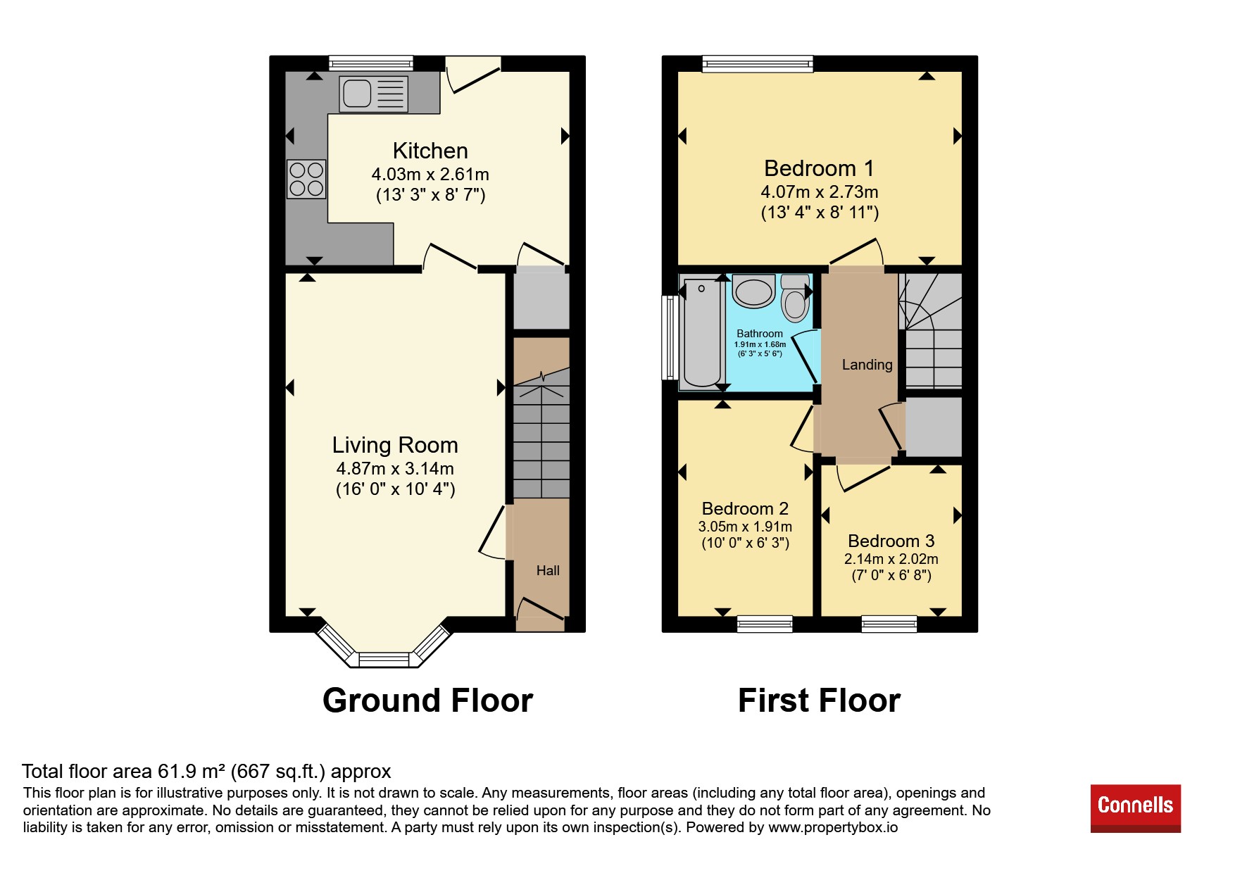 43, Lordswood Close, Northampton floorplan
