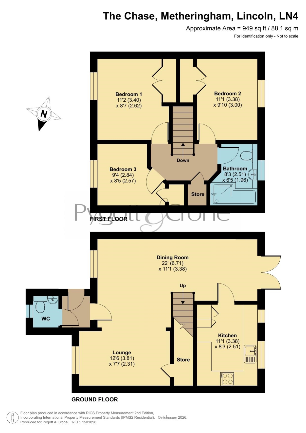 11, The Chase, Lincoln floorplan