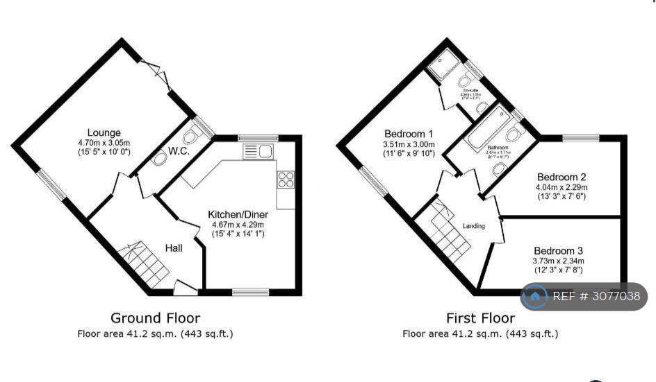 Castle Gresley, Swadlincote floorplan