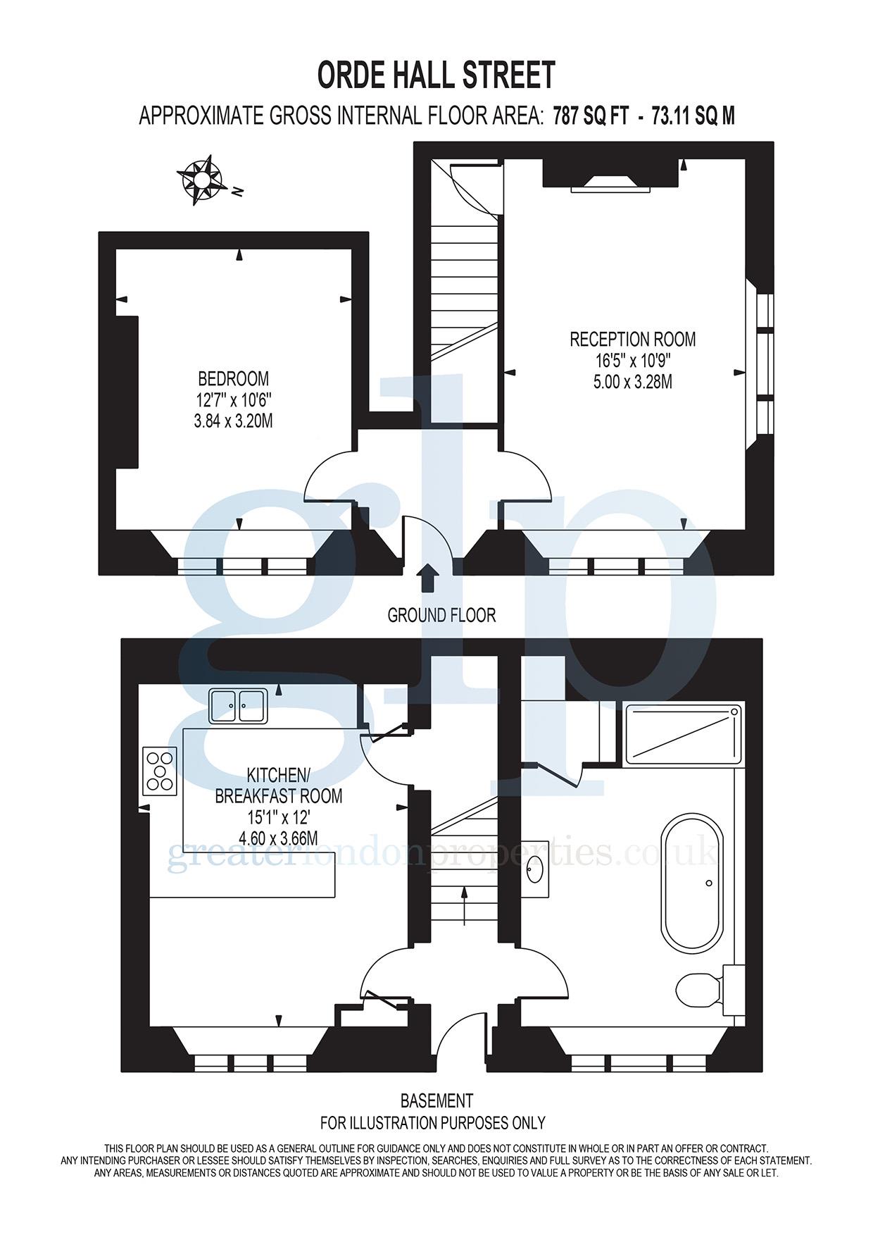 1 Bedrooms Flat to rent in Orde Hall Street, Bloomsbury WC1N