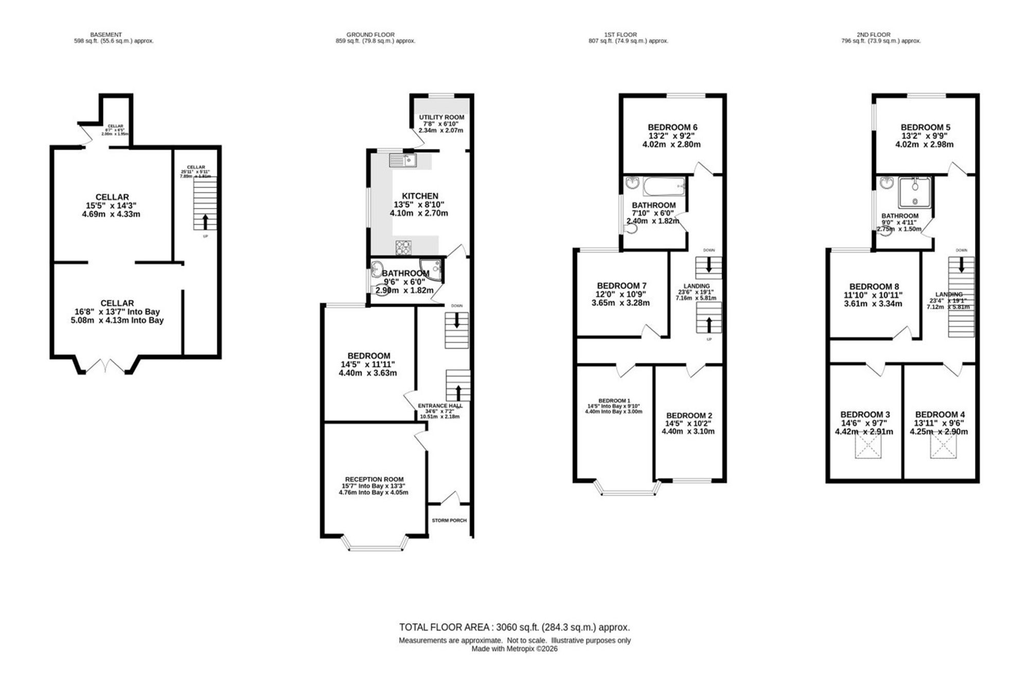 517 Wilmslow Road, Manchester floorplan