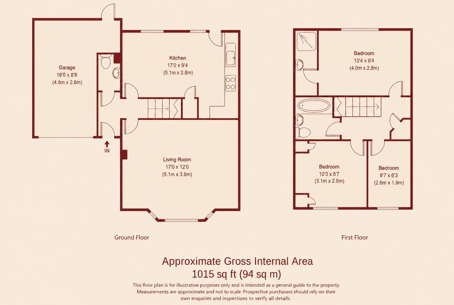 31, Maple Way, Dunmow floorplan
