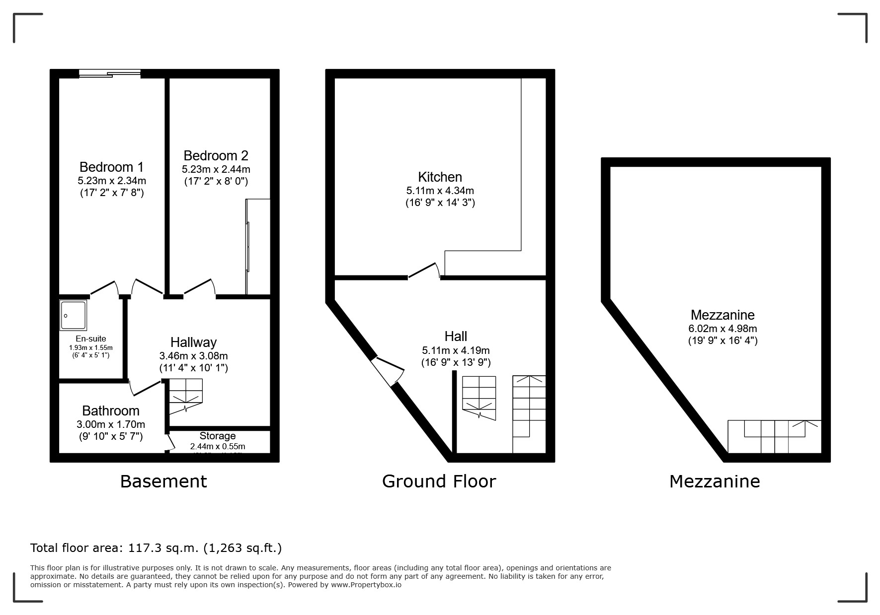 104, Former St. Georges Church, Arundel Street floorplan