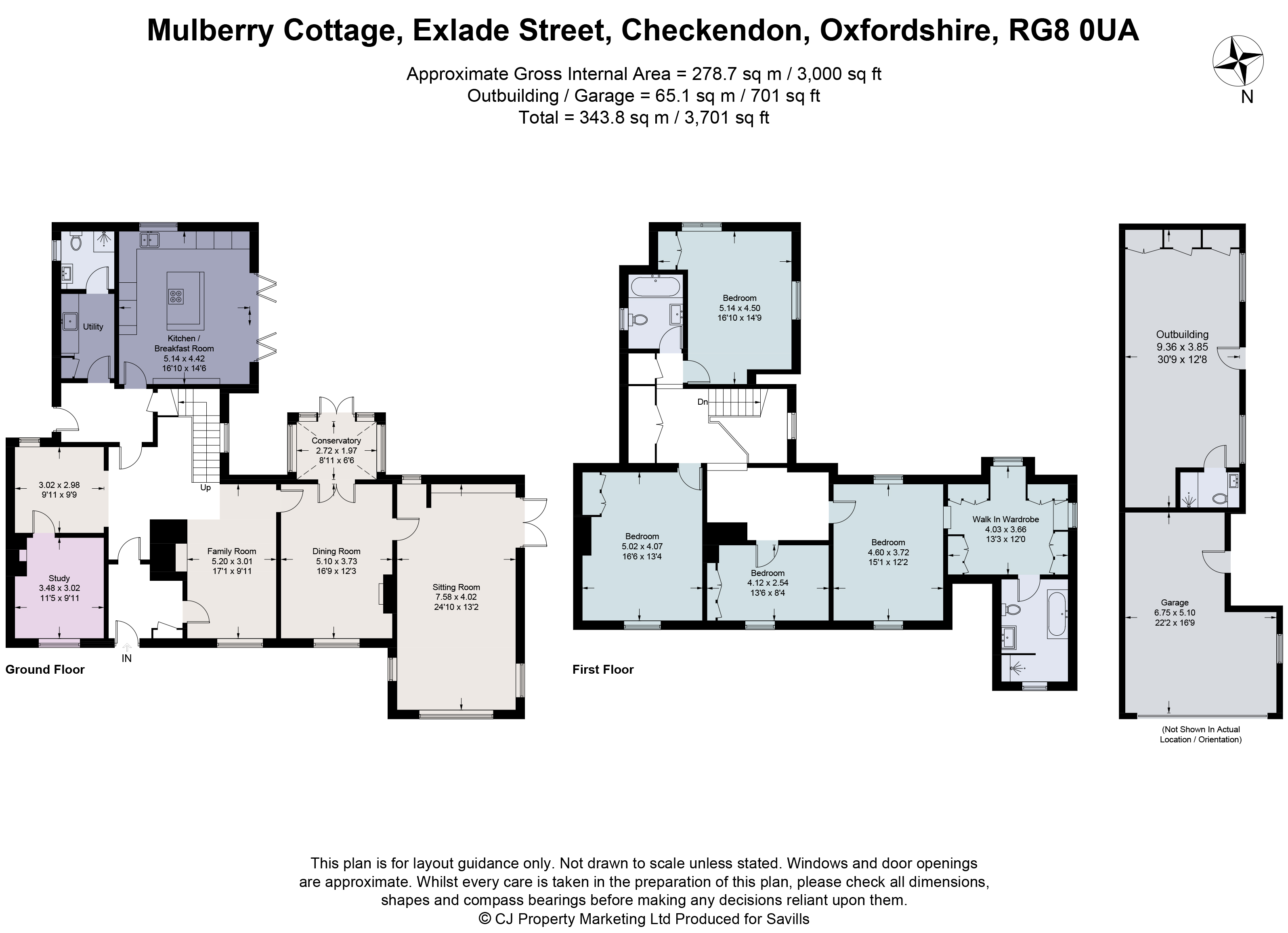 Mulberry Cottage,, Exlade Street, Reading floorplan