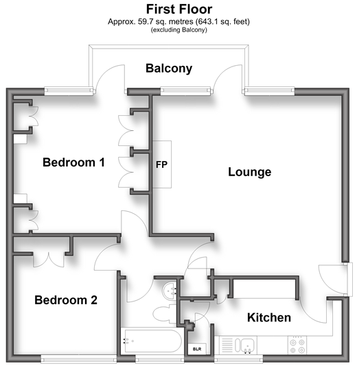 Lord Warden Avenue Walmer, Deal floorplan