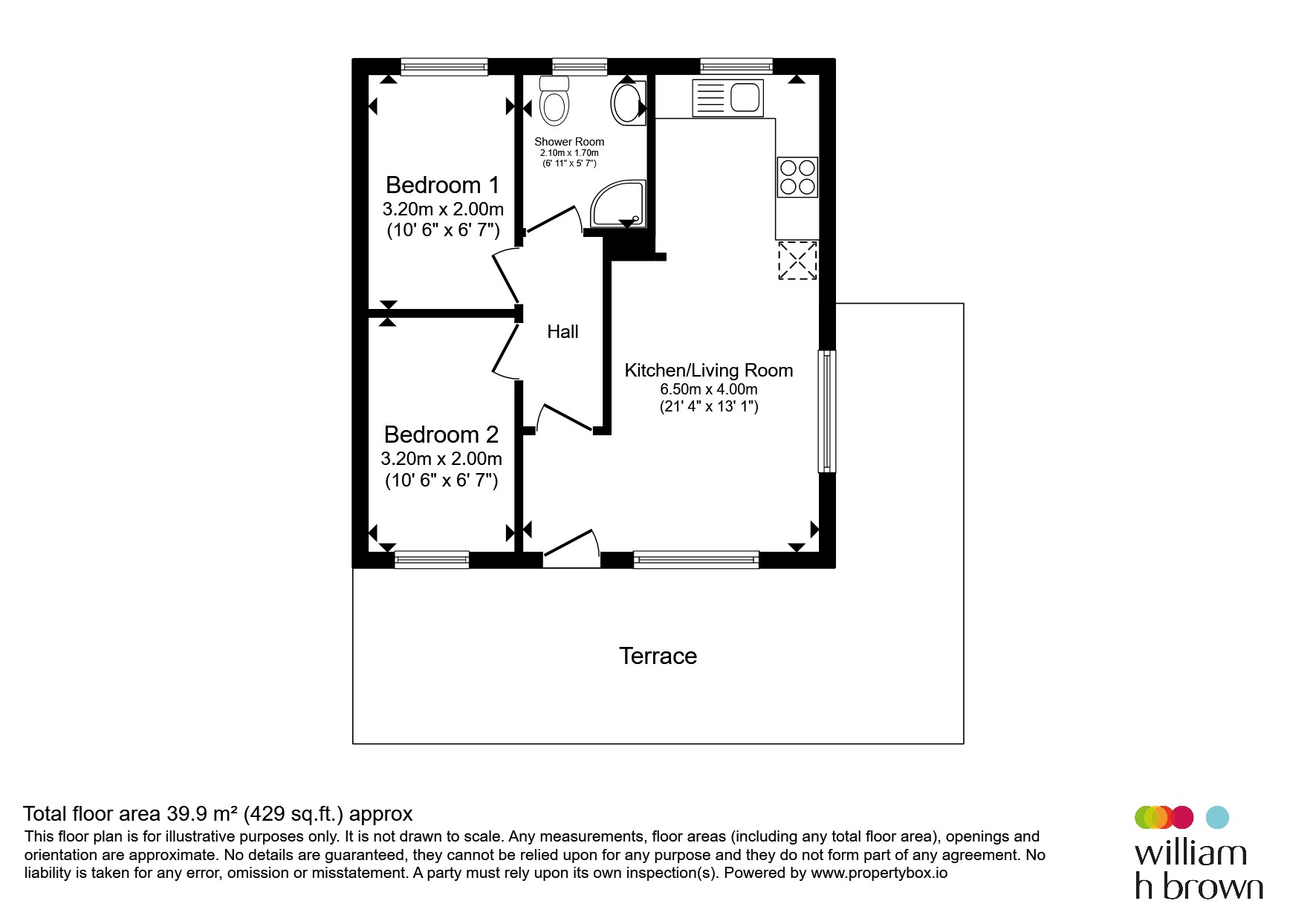 Chalet 48, Rainbows End Chalet Park, Mill Lane, Norwich floorplan