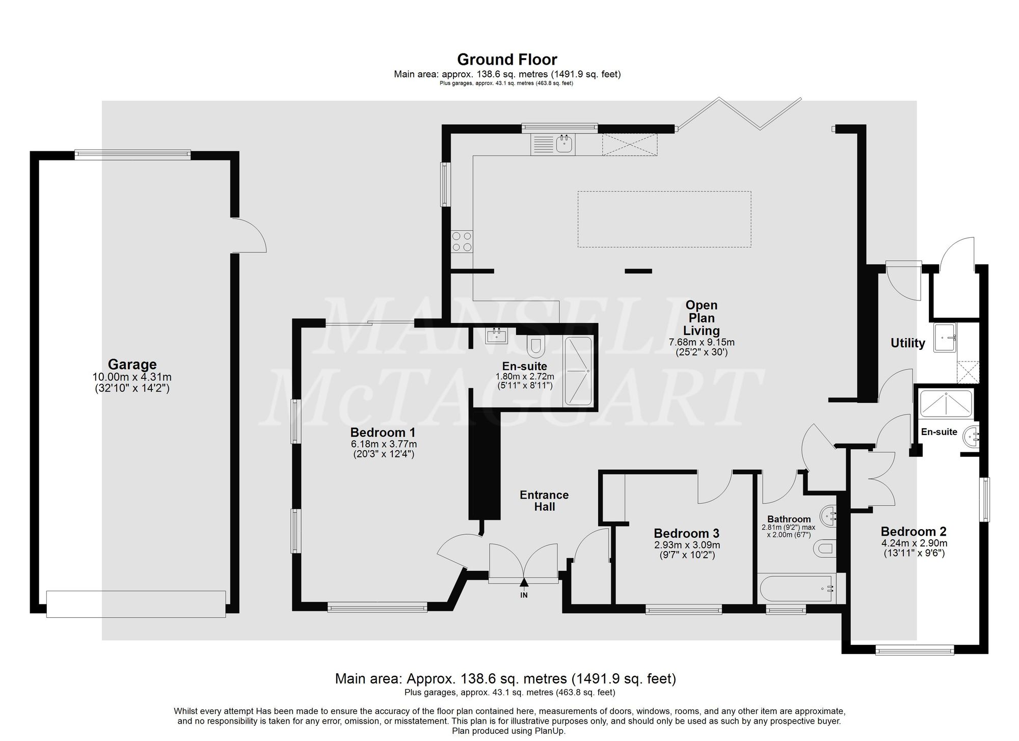 Blue Cedar Herons Lea, Crawley floorplan