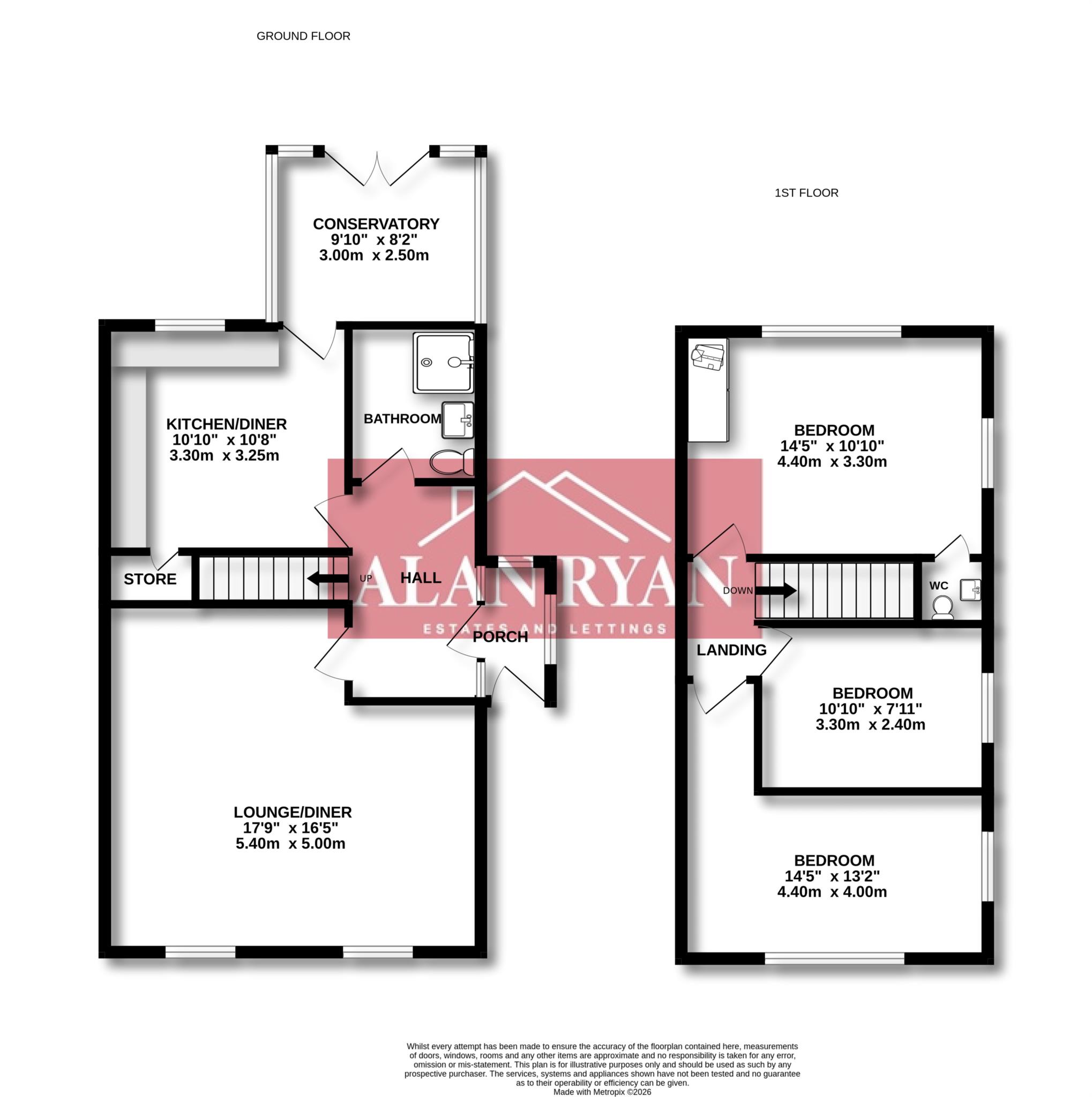 3, Cotswold Drive, Oldham floorplan
