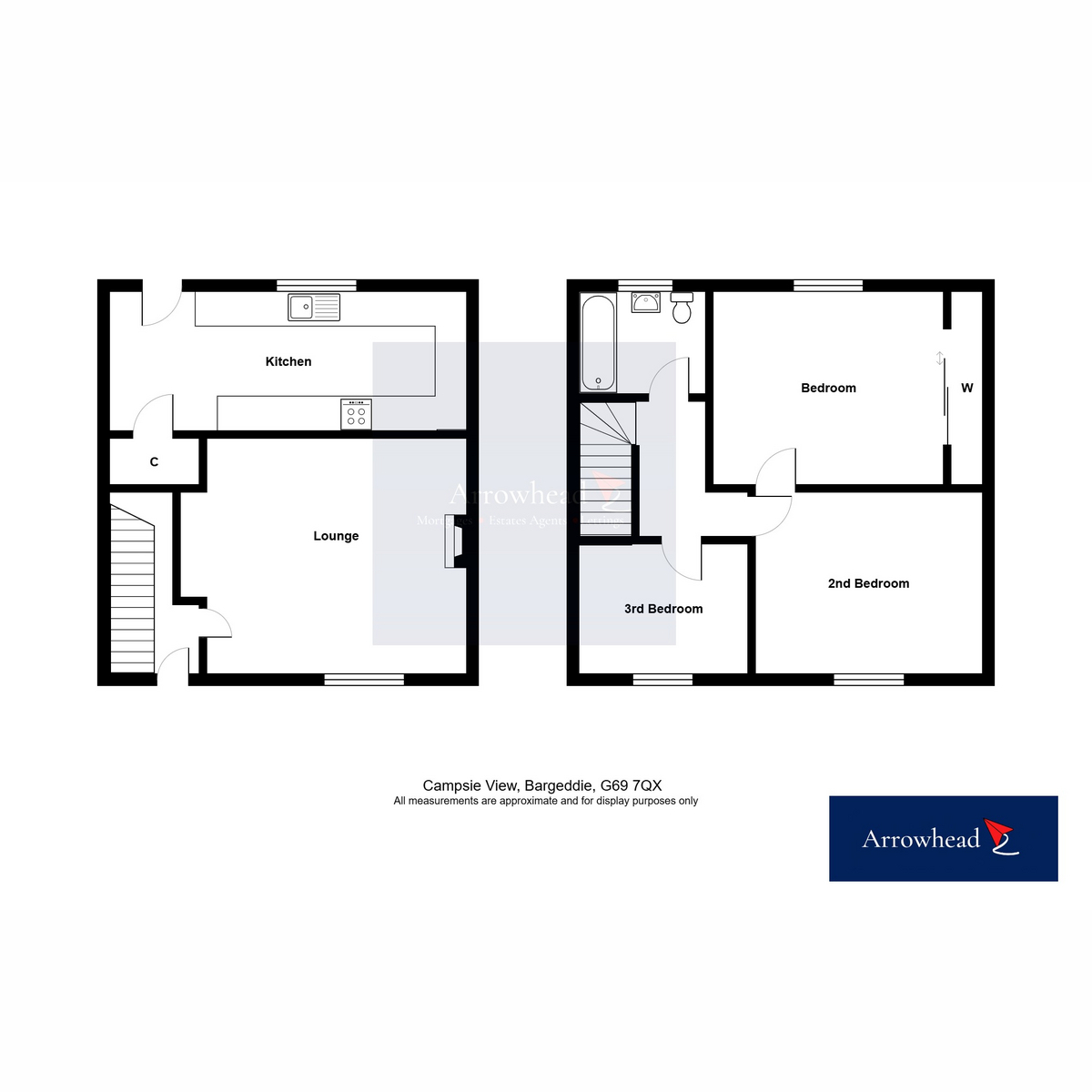 46, Campsie View, Glasgow floorplan