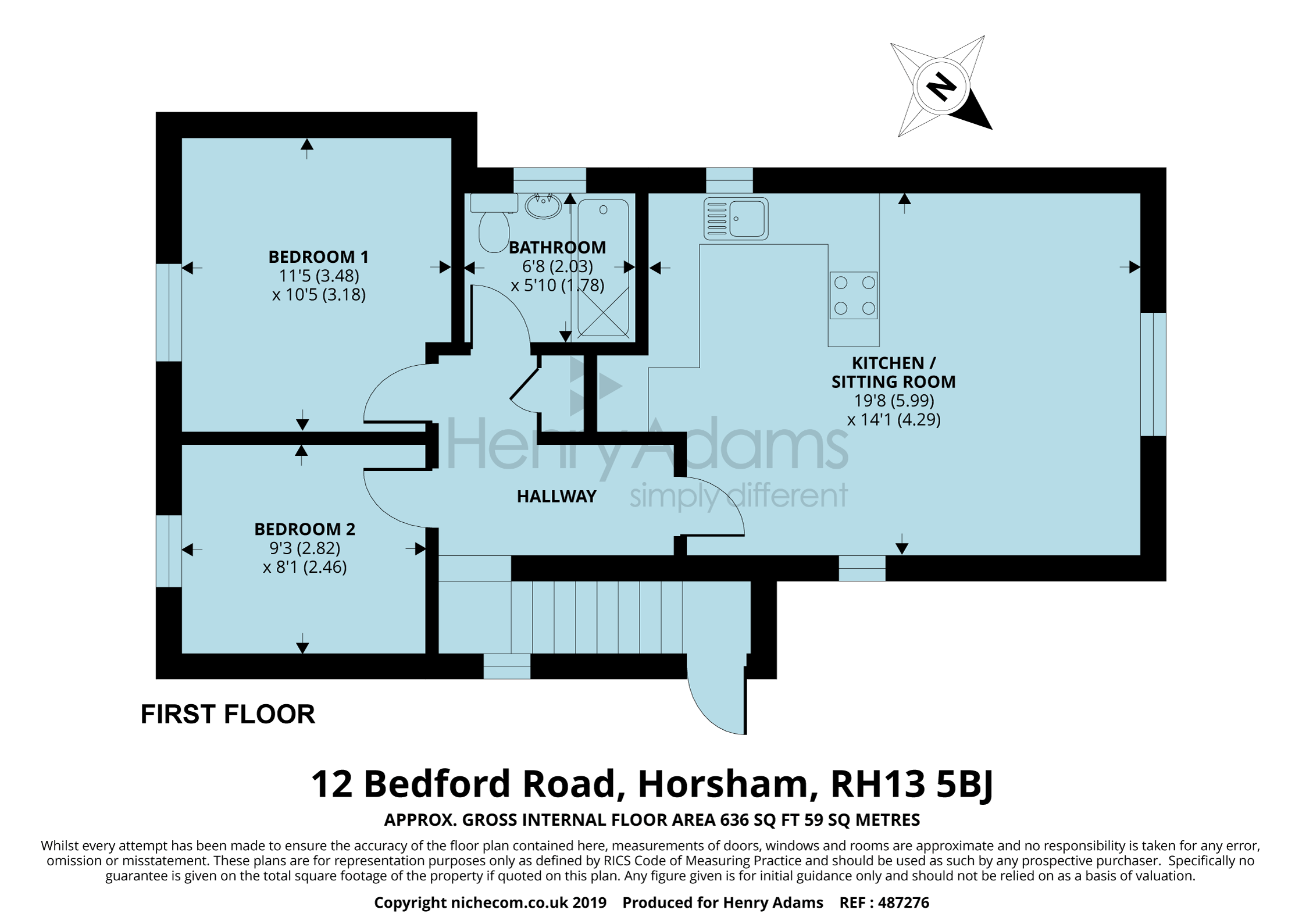 2 Bedrooms  for sale in Bedford Road, Horsham RH13