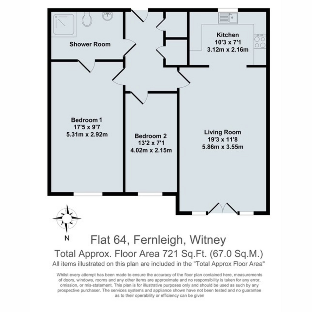 Fernleigh, Witney floorplan