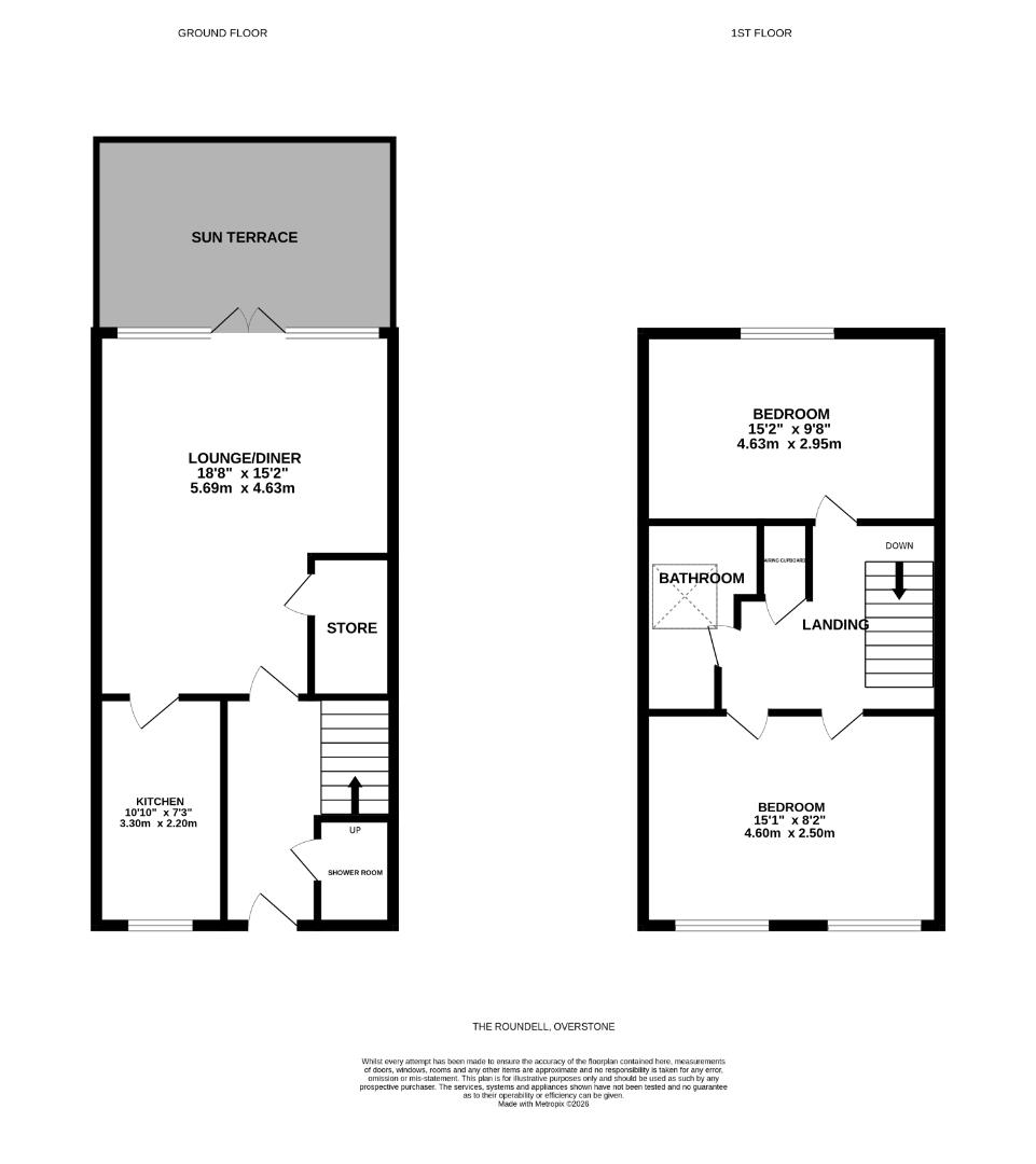 30, The Roundel, Northampton floorplan