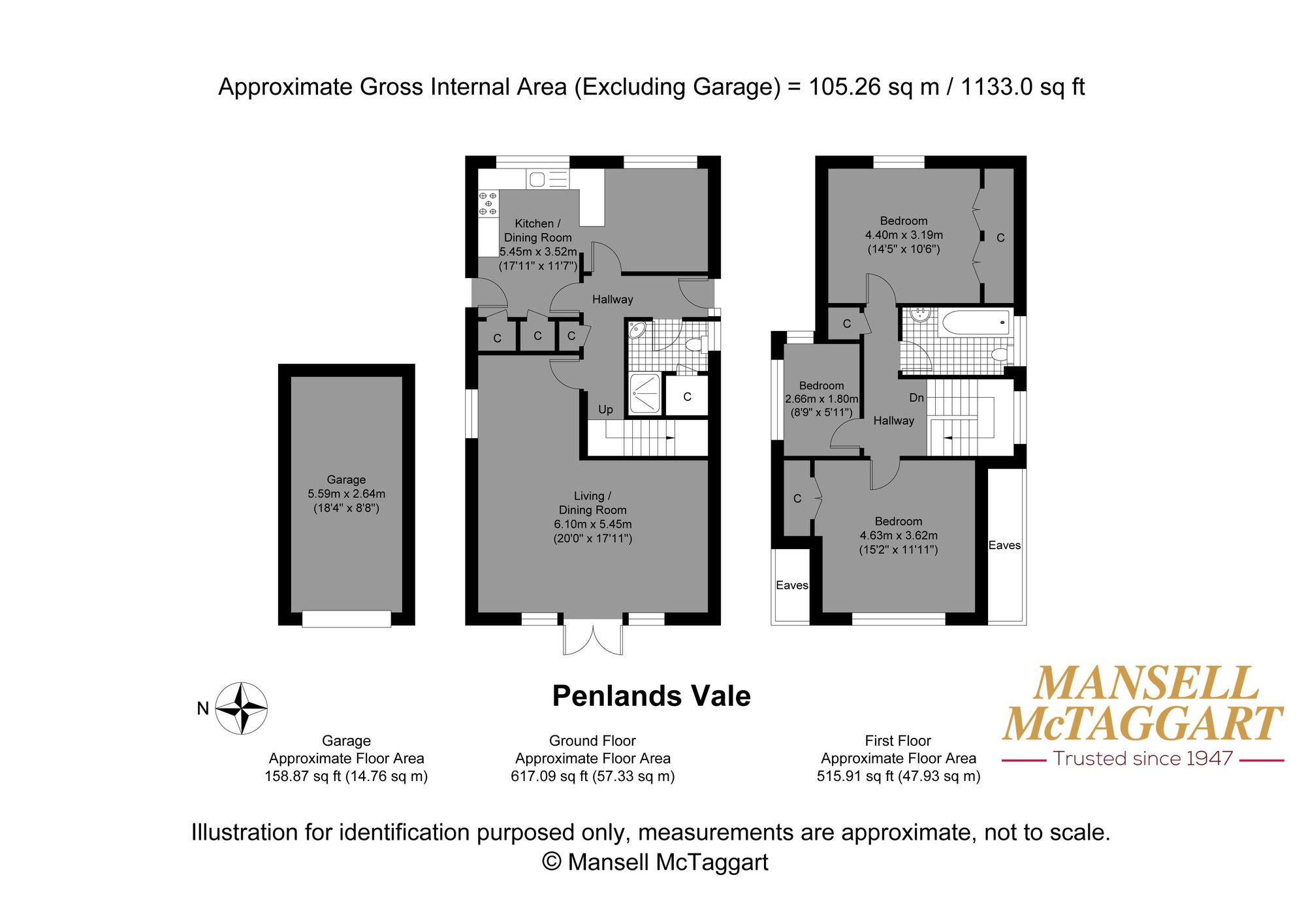 56 Penlands Vale, Steyning floorplan