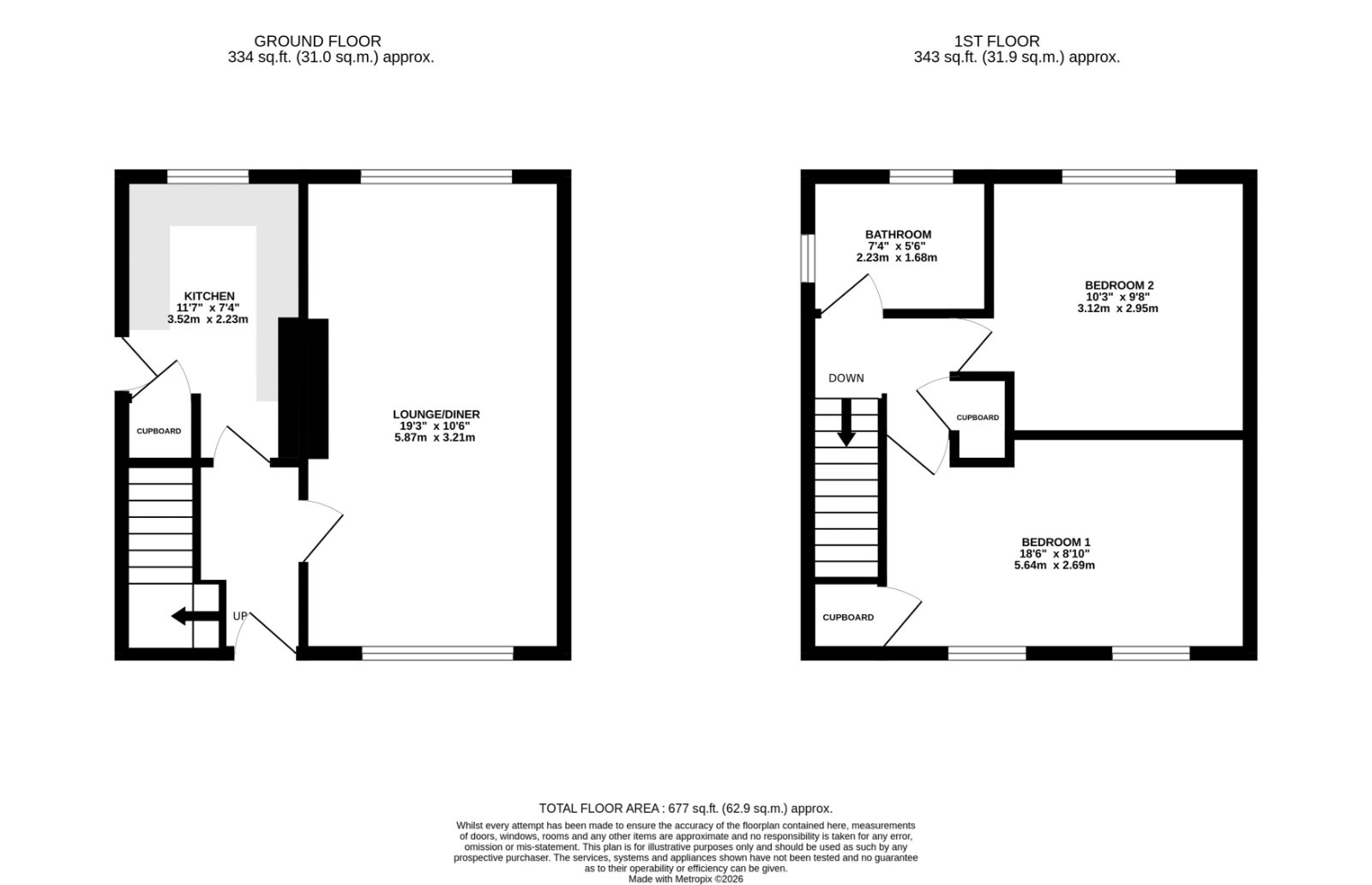 16, Moor Grange Drive, West Yorkshire floorplan