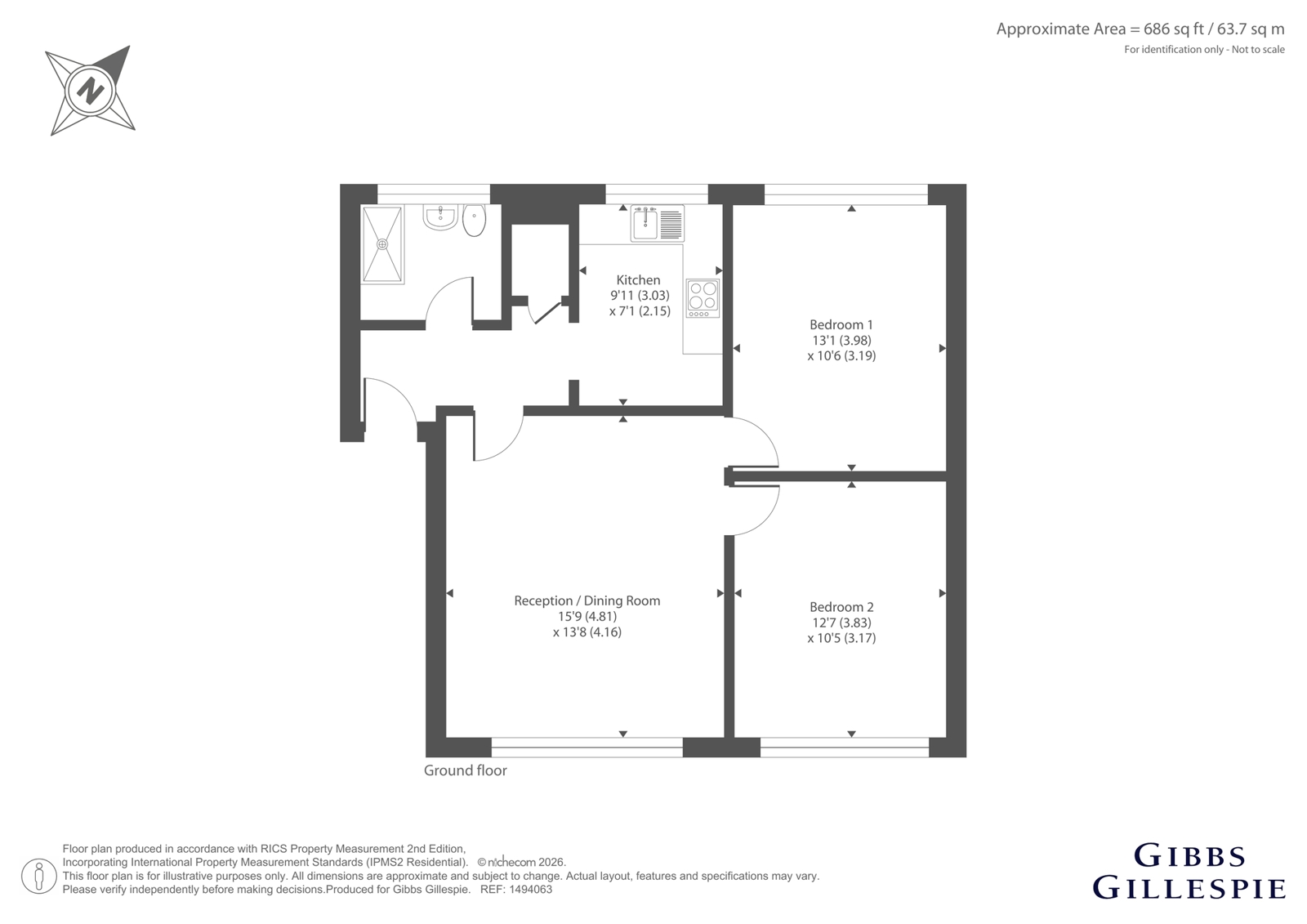 515, Victoria Road, Ruislip floorplan