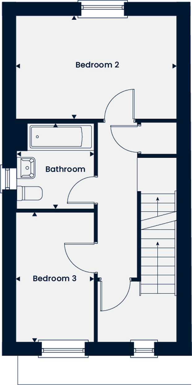 241, 1 Eagle Road, Hardingstone, Northampton floorplan