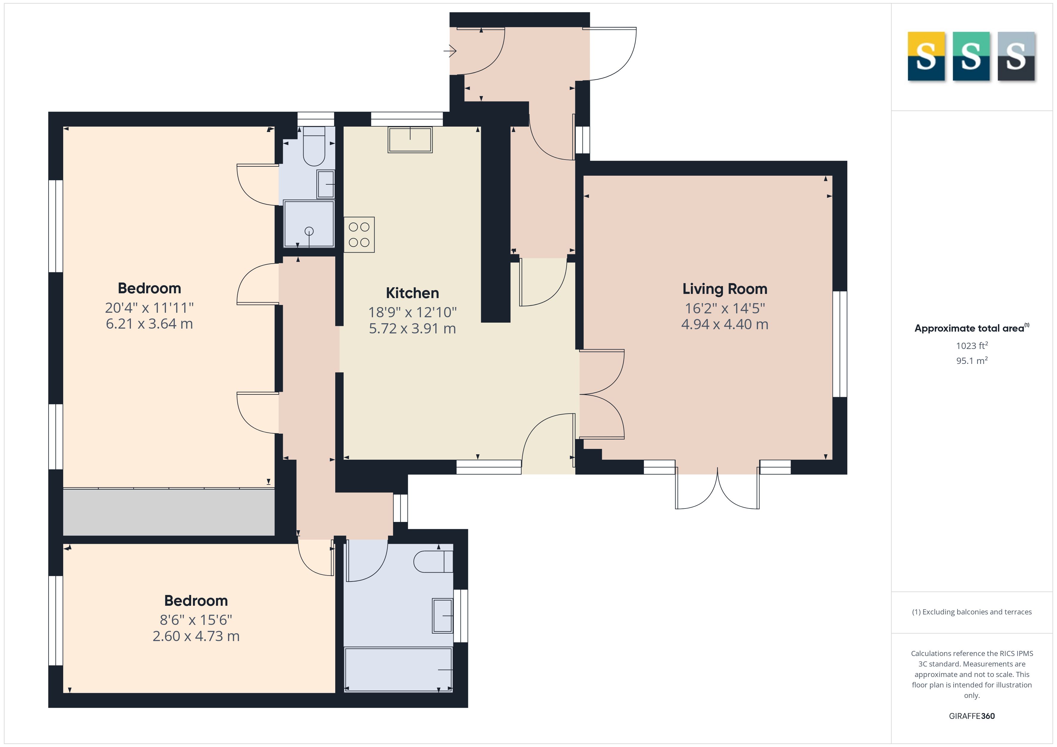 14, All Saints Road, Surrey floorplan