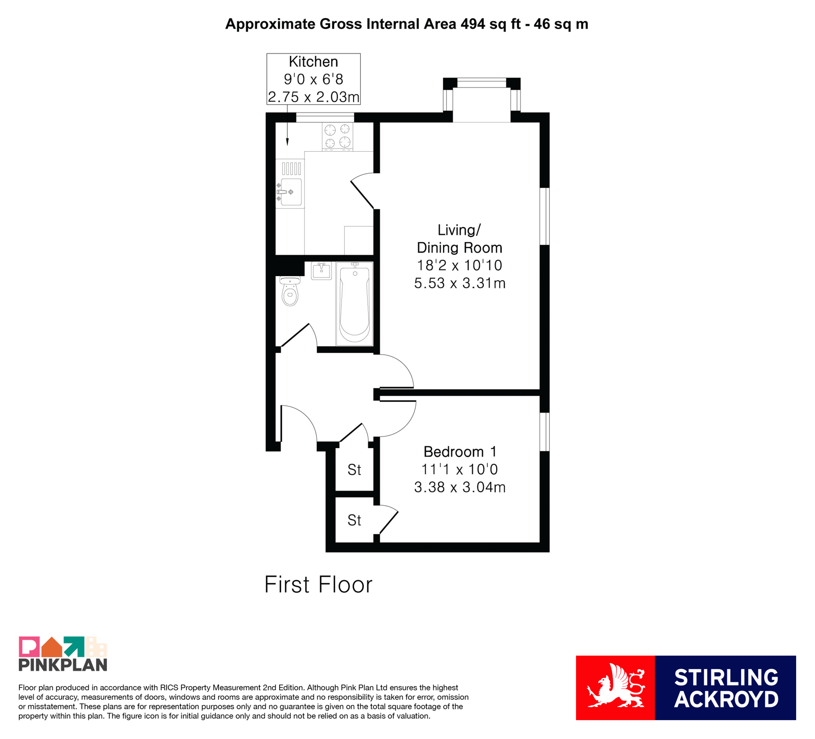 49, The Oaks, Staines-upon-Thames floorplan