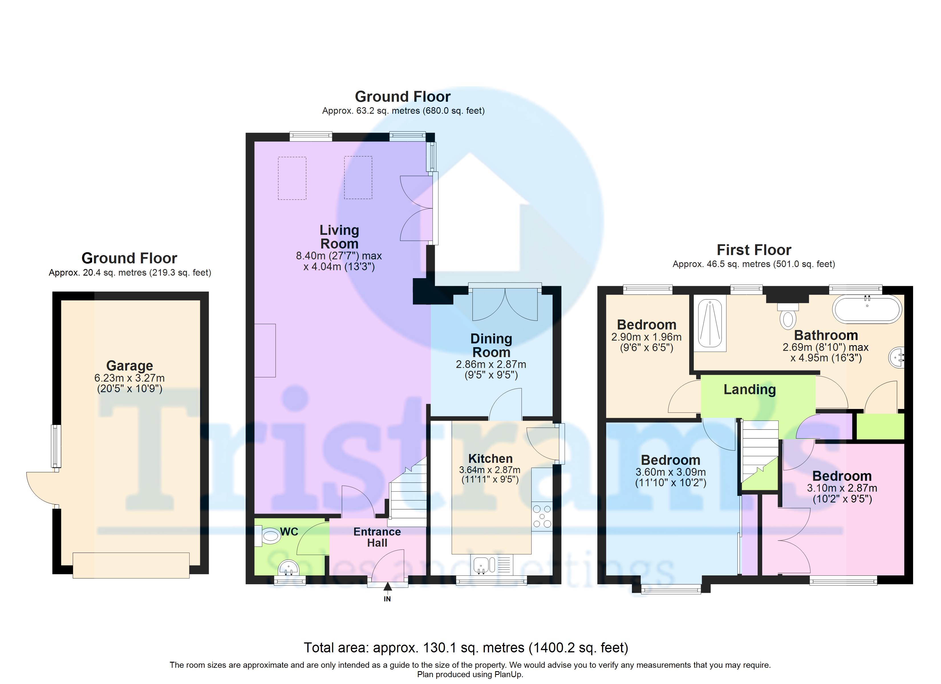 1, Barleydale Drive, Nottingham floorplan