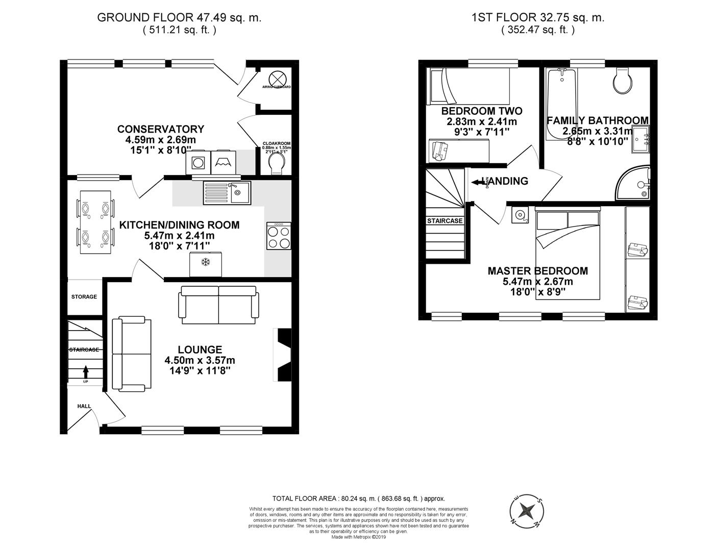 2 Bedrooms Terraced house for sale in Chorley Old Road, Whittle-Le-Woods, Chorley PR6