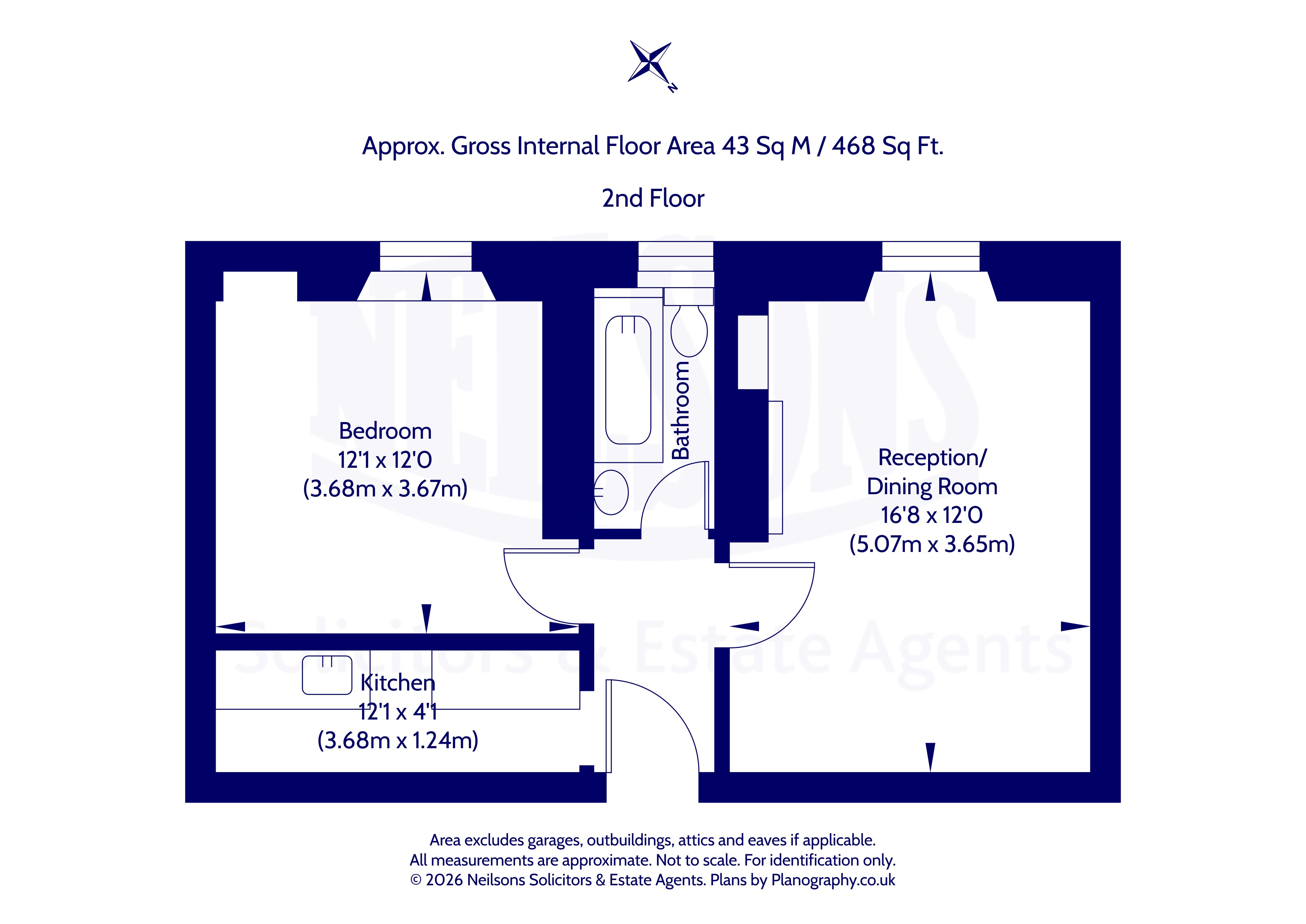 172/5, Great Junction Street, Edinburgh floorplan
